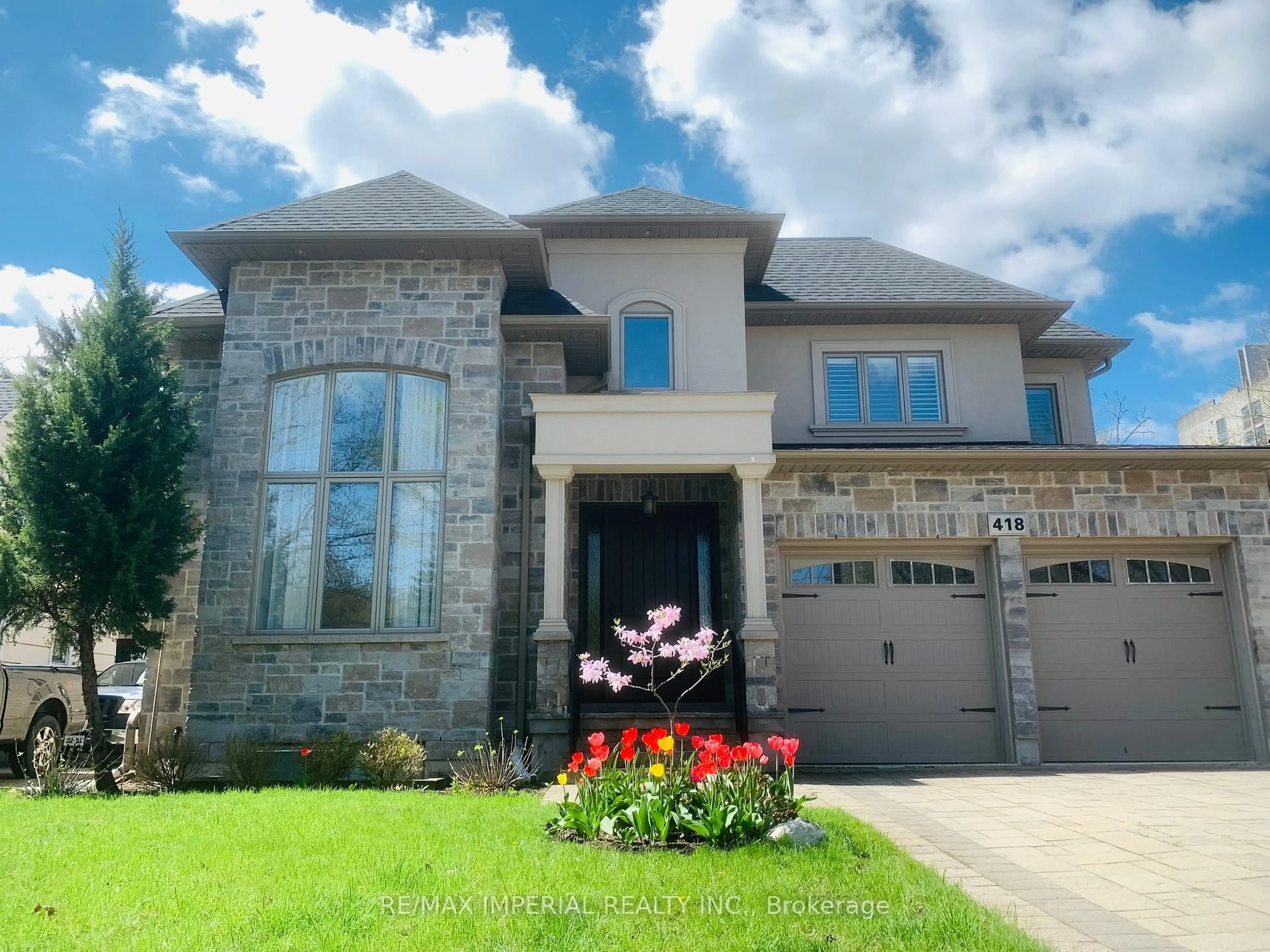 Home with brick exterior material, street for 418 Queen Mary Dr, Oakville Ontario L6K 3M1