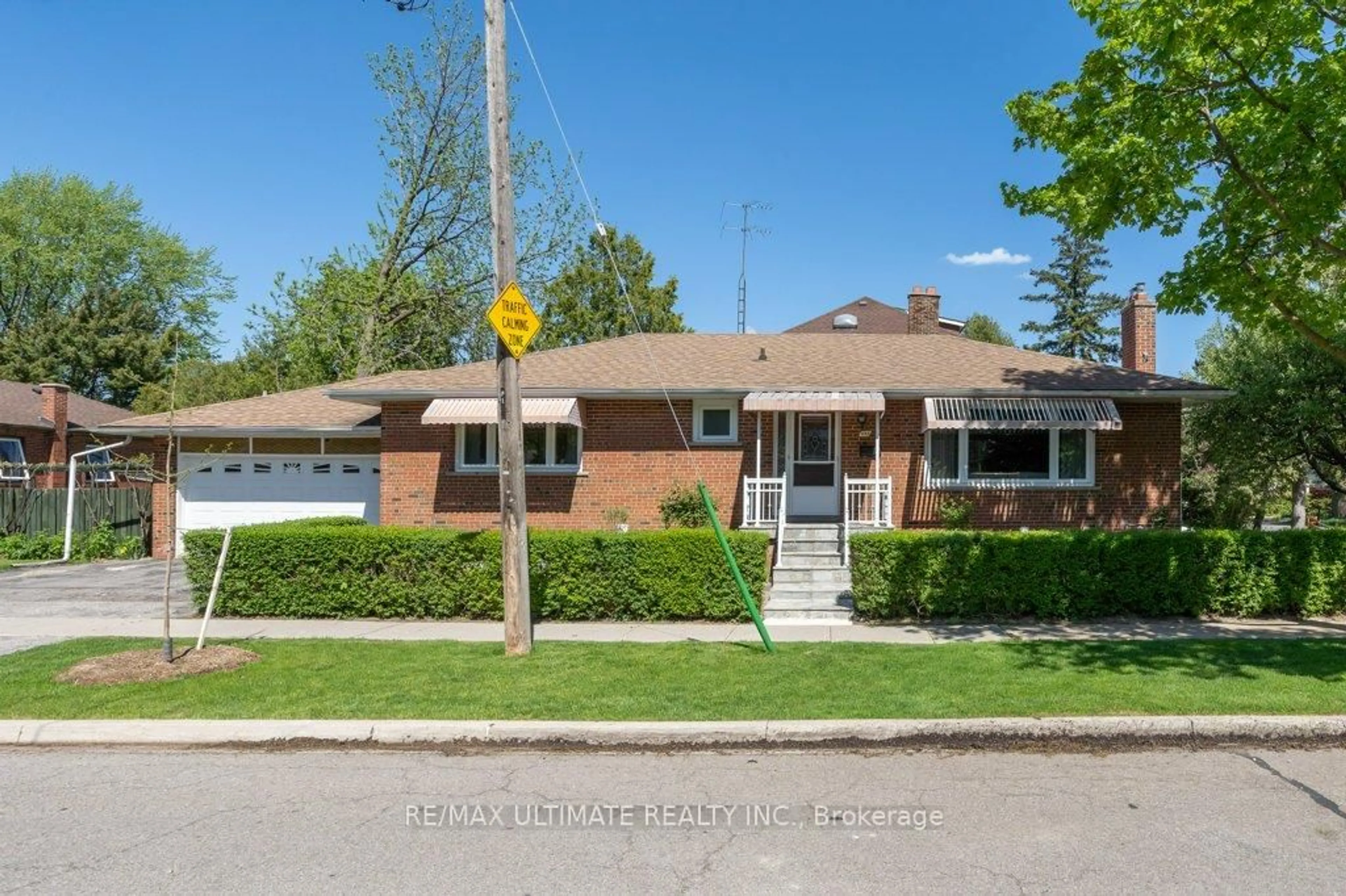 Home with brick exterior material, street for 1 Charleston Rd, Toronto Ontario M9B 4M6