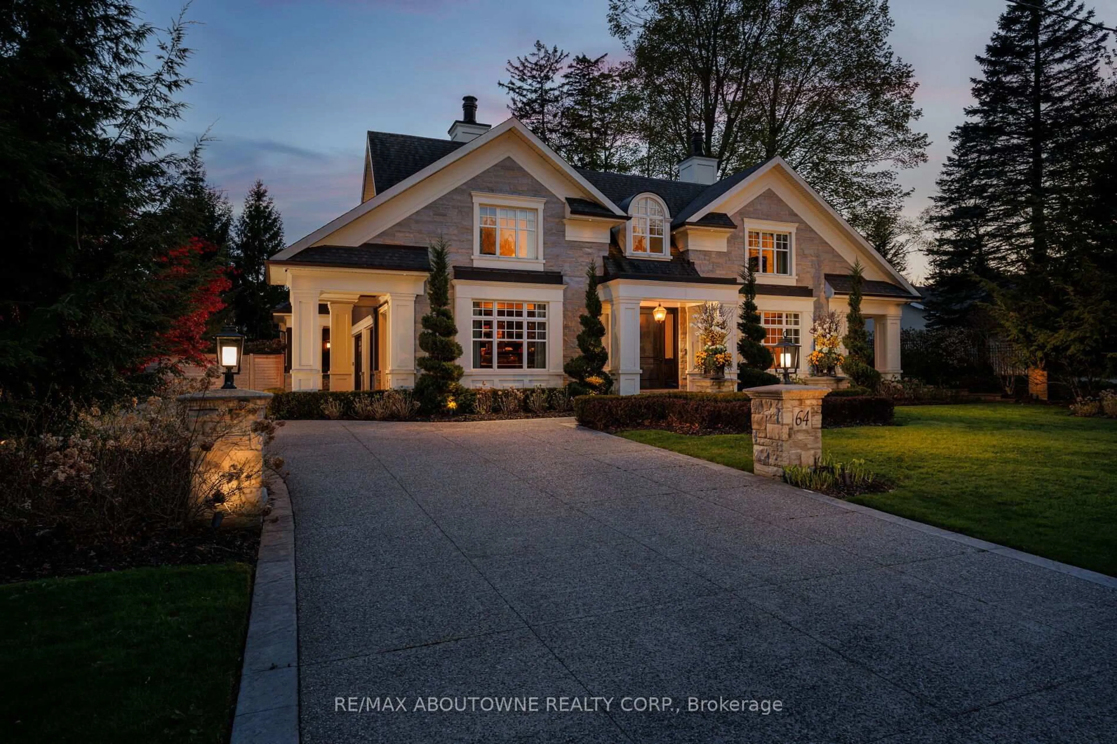Home with brick exterior material, street for 64 Brentwood Rd, Oakville Ontario L6J 4B6