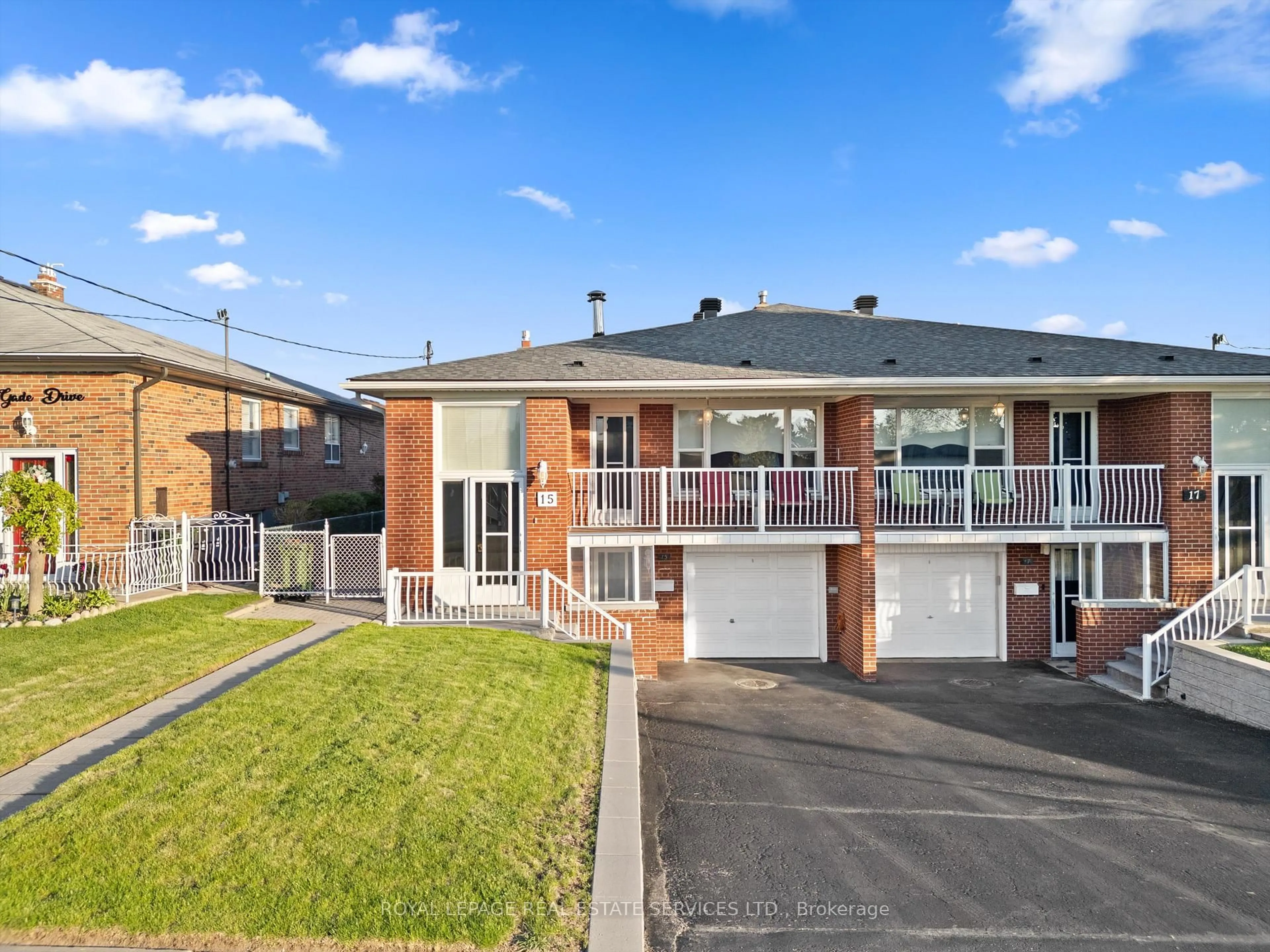 Home with brick exterior material, street for 15 Gade Dr, Toronto Ontario M3M 2K2