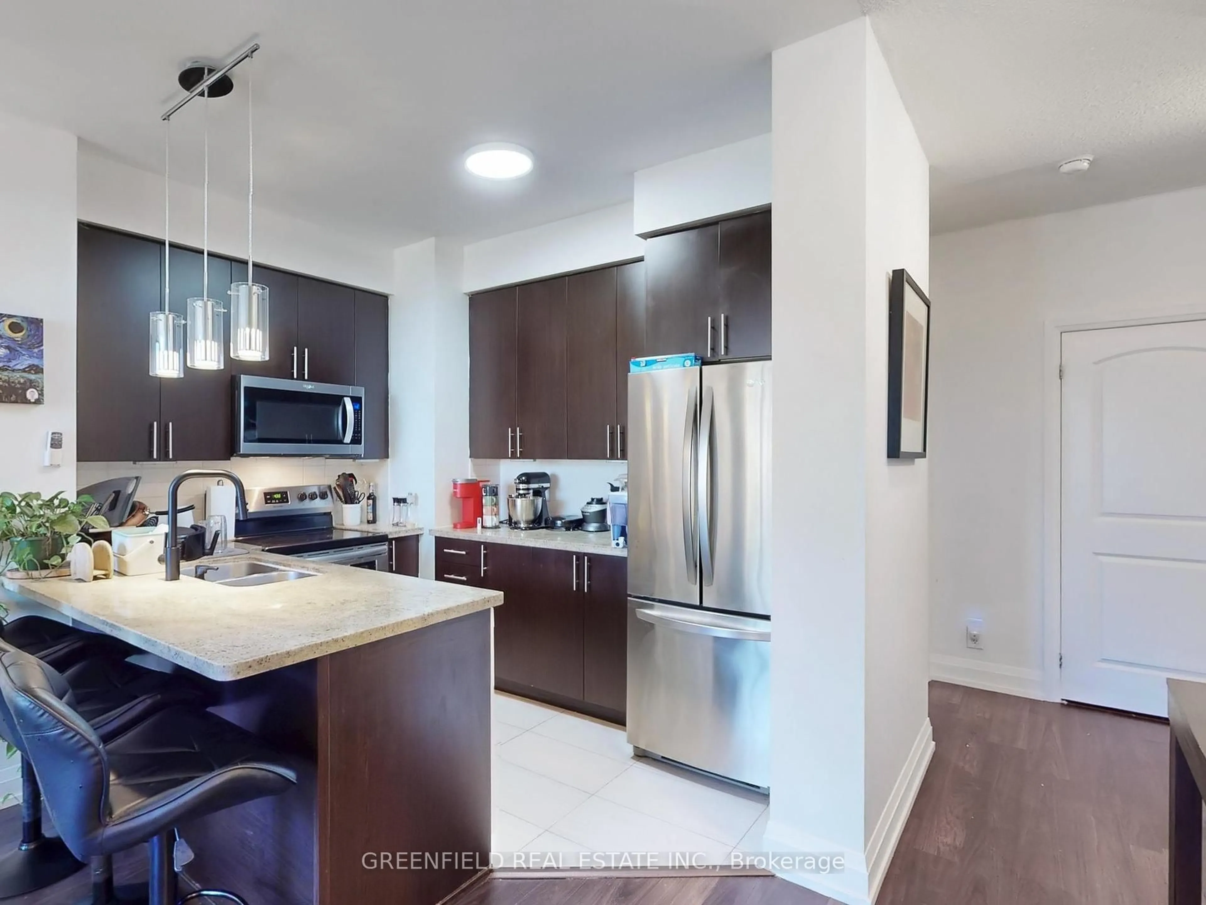 Open concept kitchen, unknown for 1070 Sheppard Ave #110, Toronto Ontario M3J 0G8