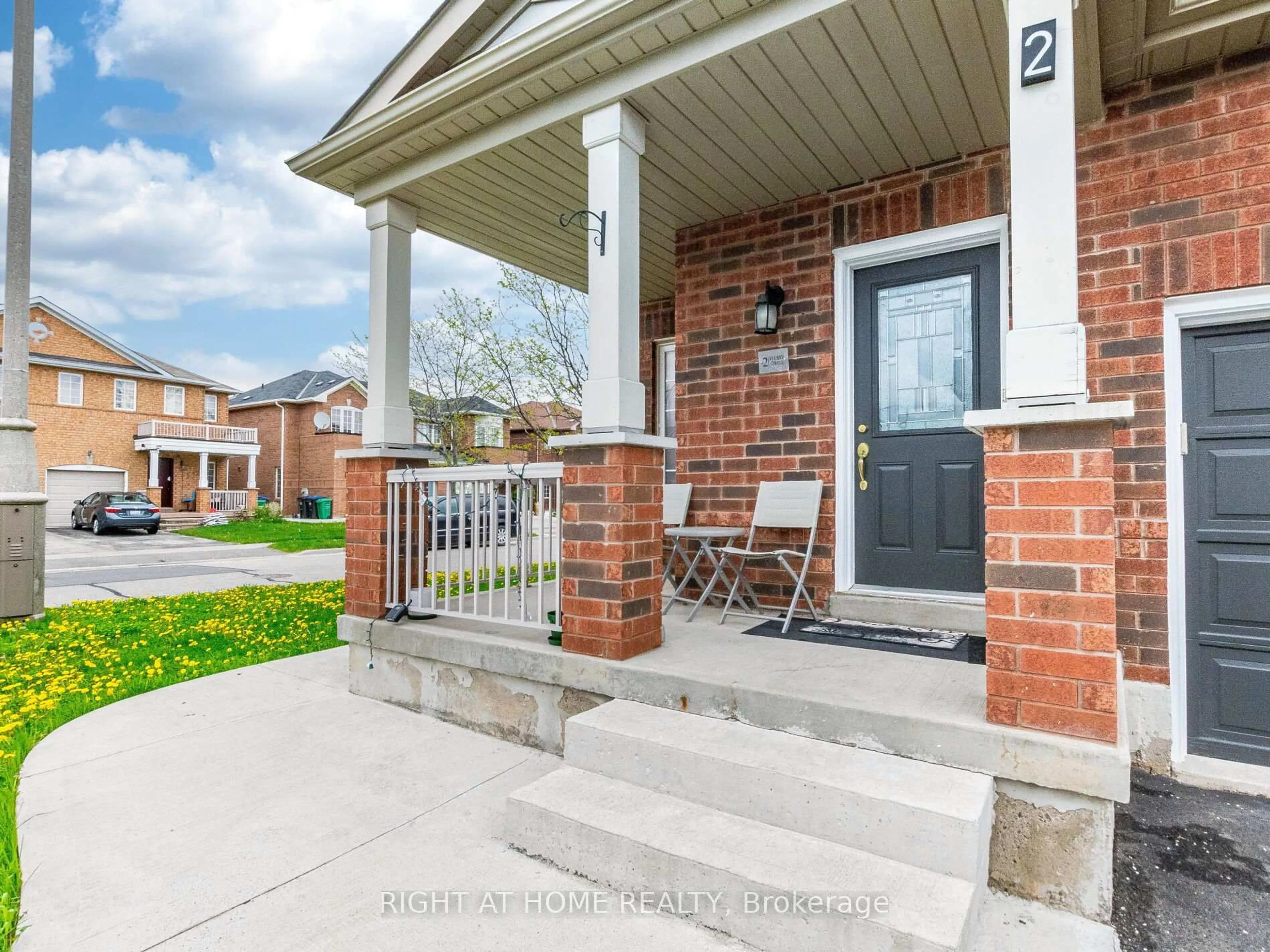 Home with brick exterior material, street for 2 Flurry Circ, Brampton Ontario L6X 0S5