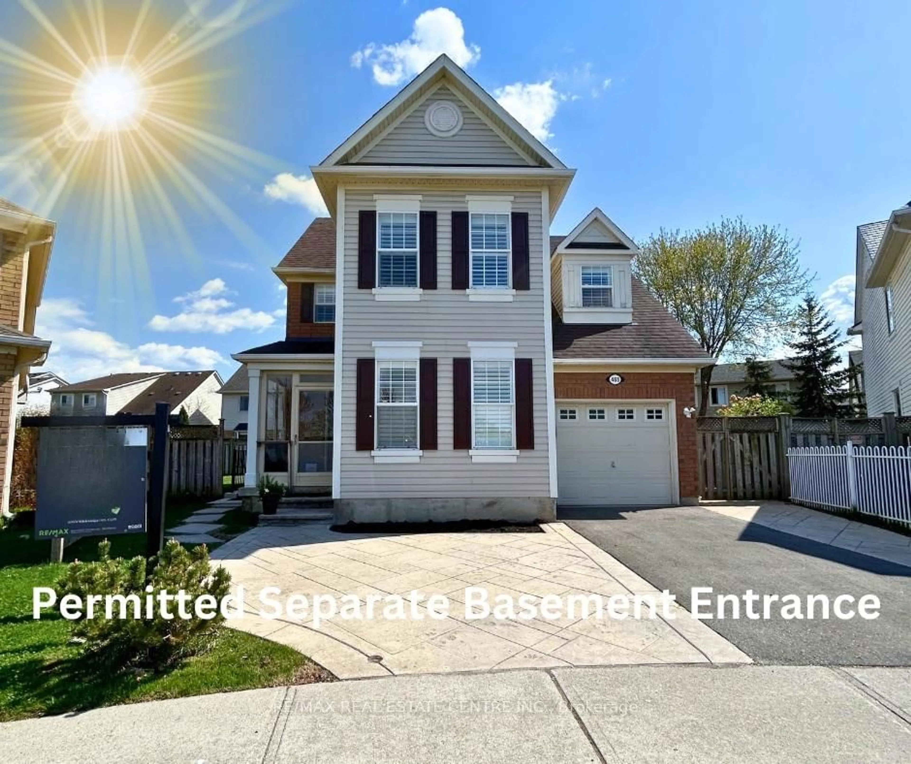 Home with vinyl exterior material, street for 468 Trudeau Dr, Milton Ontario L9T 5K9