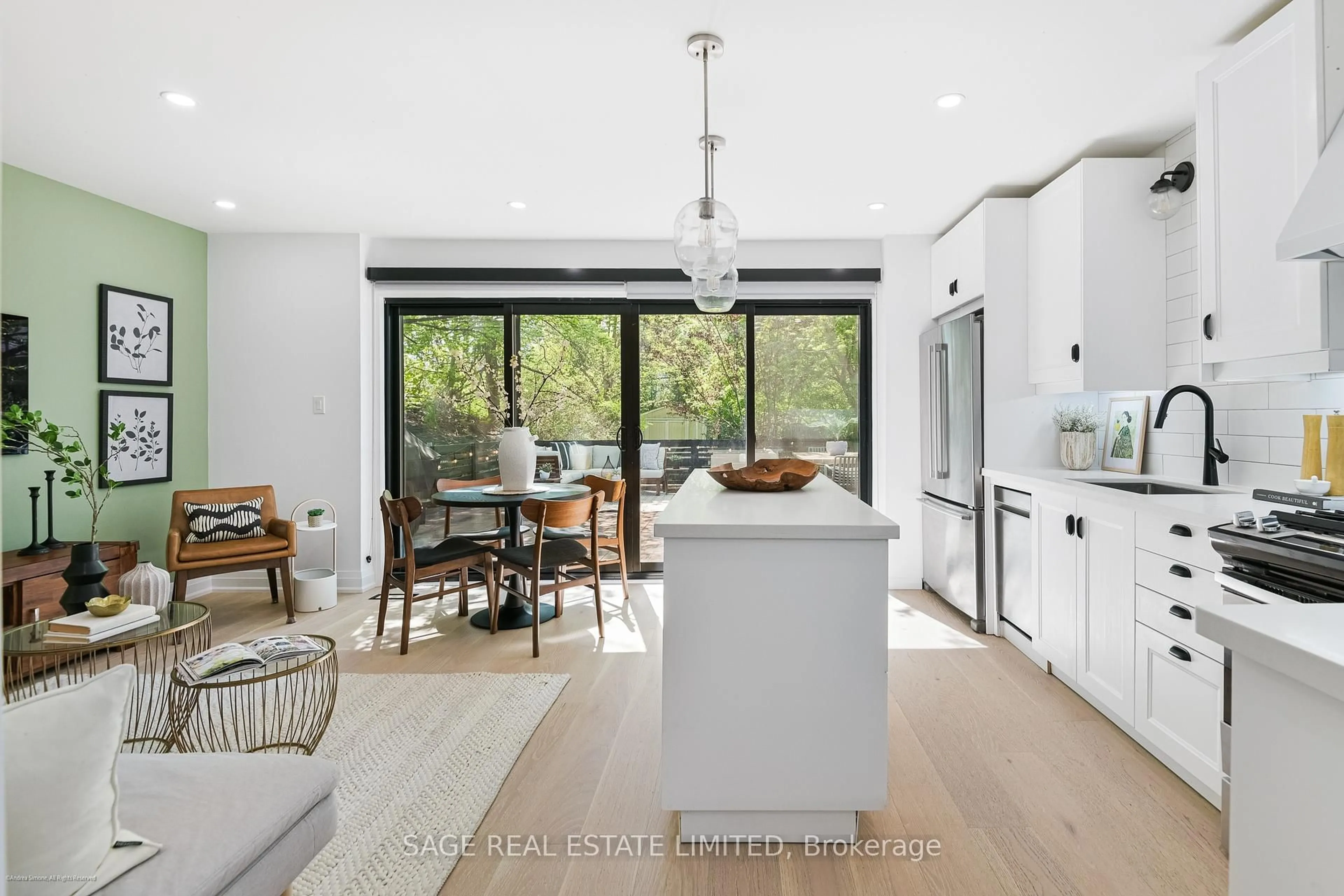Open concept kitchen, unknown for 208 Queens Ave, Toronto Ontario M8V 2N9