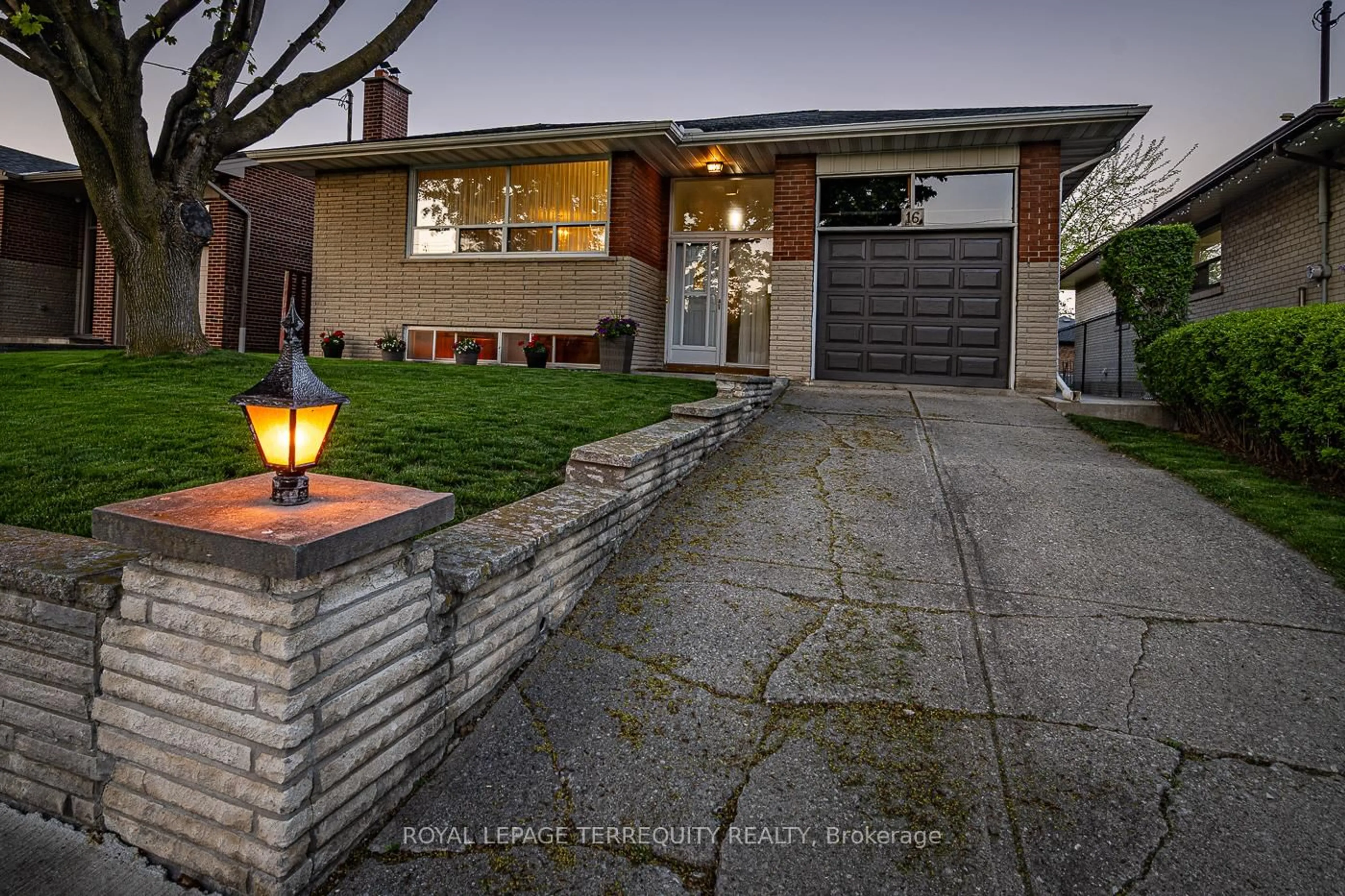 Home with brick exterior material, street for 16 Rowse Cres, Toronto Ontario M9P 3L5
