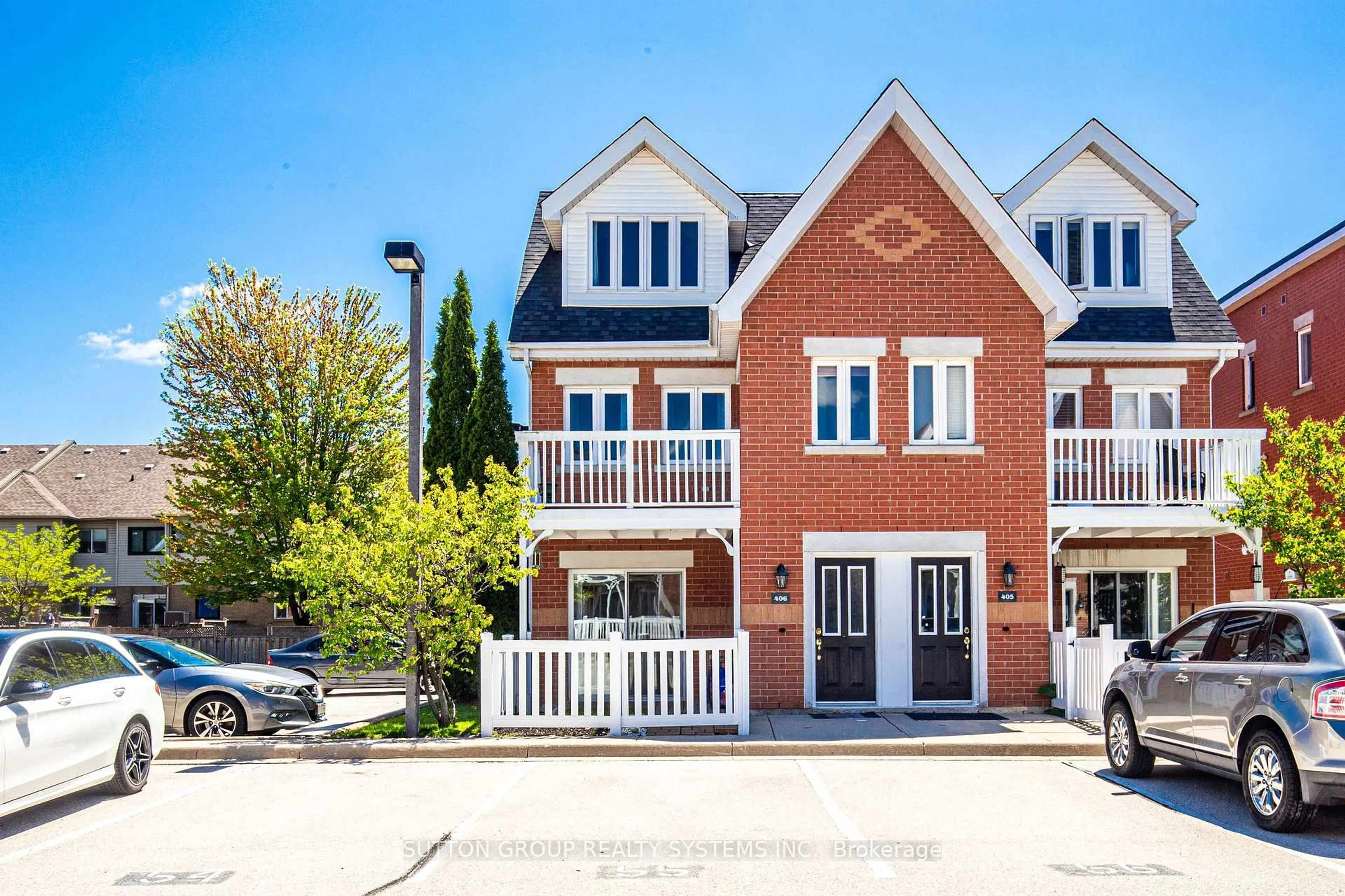 Home with brick exterior material, street for 1701 Lampman Ave #406, Burlington Ontario L7L 6R9