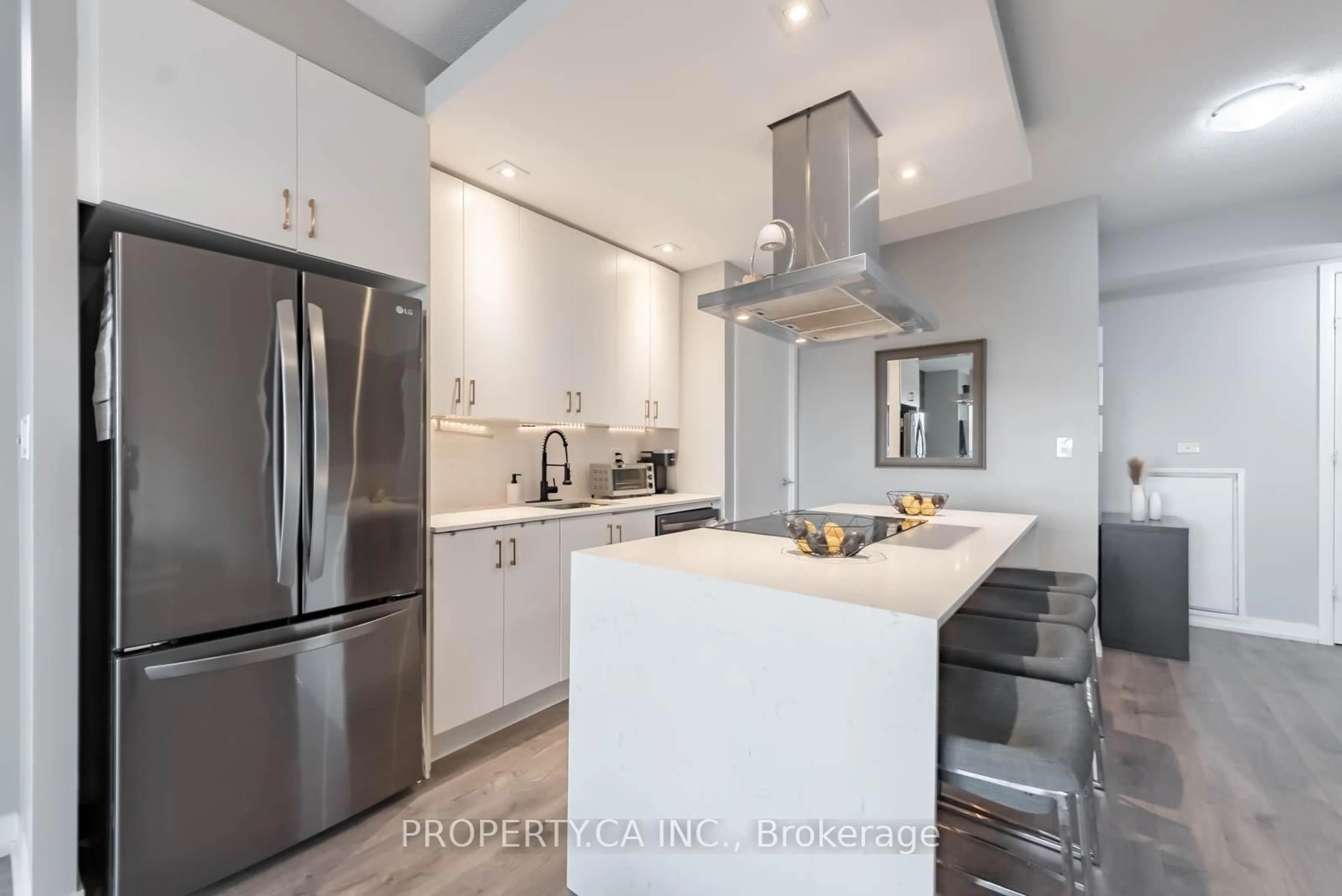 Contemporary kitchen, ceramic/tile floor for 165 Legion Rd #2332, Toronto Ontario M8Y 0B3
