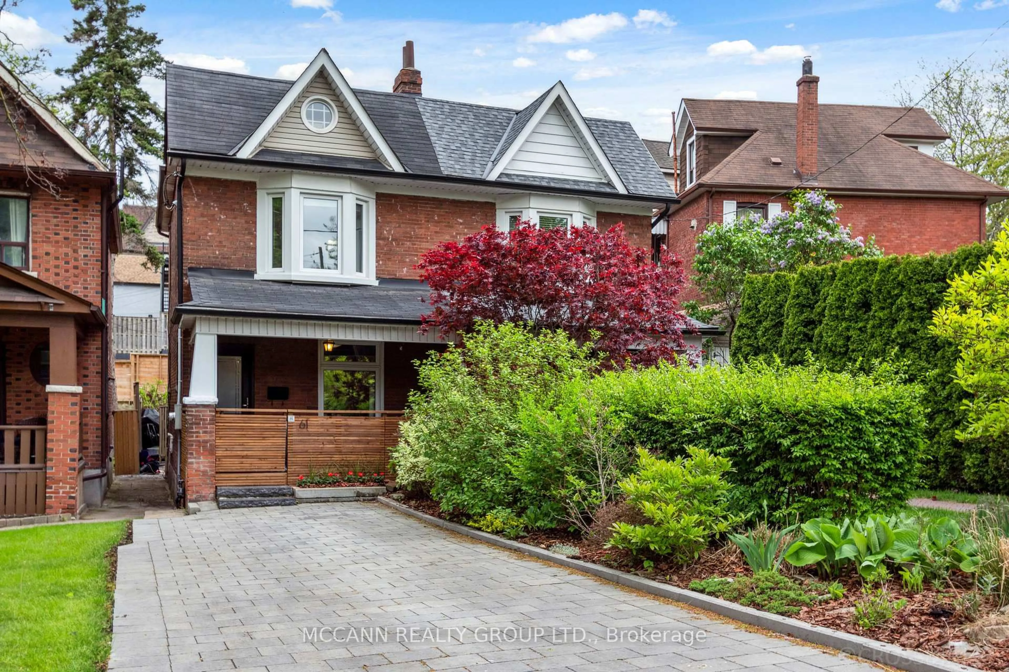 Home with brick exterior material, street for 61 Hillsview Ave, Toronto Ontario M6P 1J4