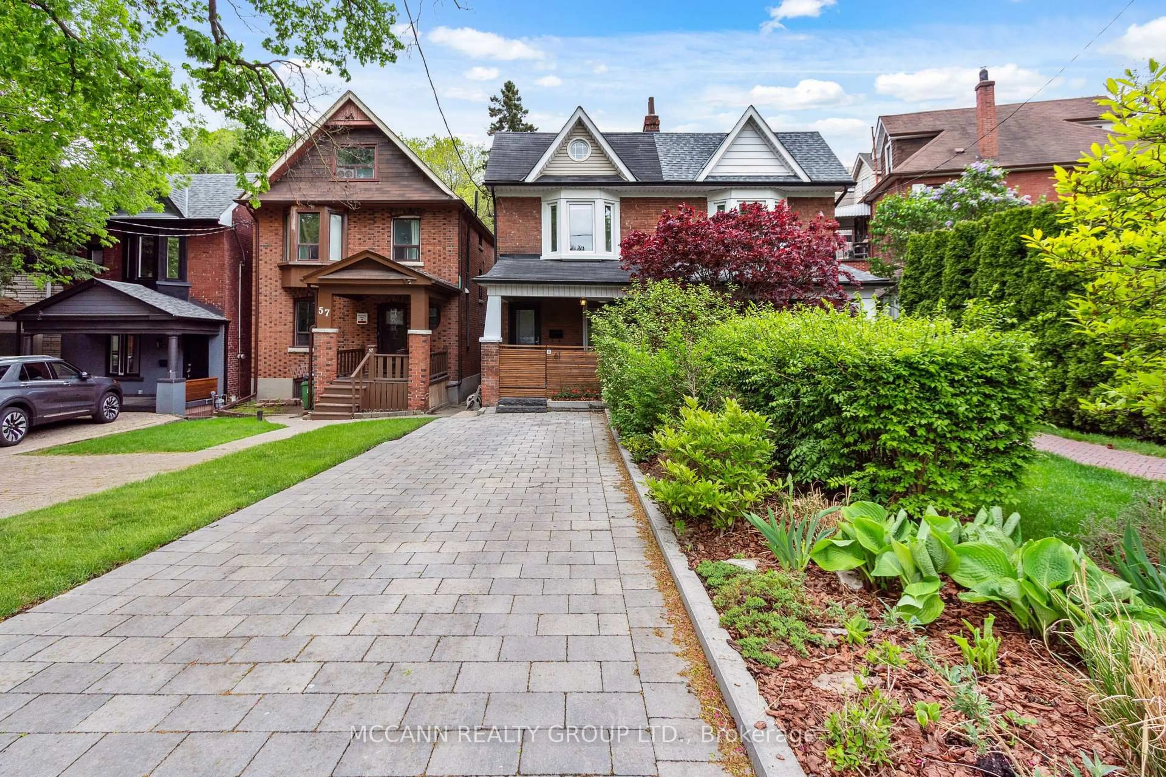 Home with brick exterior material, street for 61 Hillsview Ave, Toronto Ontario M6P 1J4