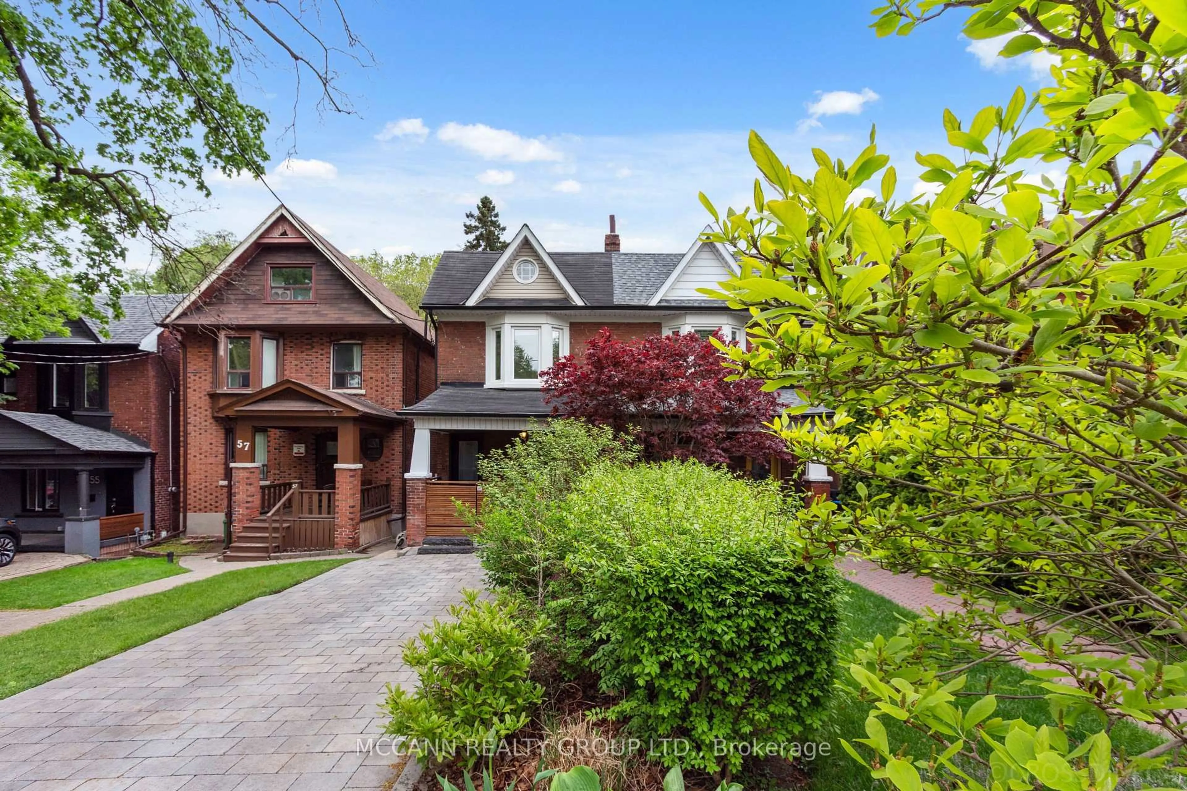 Home with brick exterior material, street for 61 Hillsview Ave, Toronto Ontario M6P 1J4