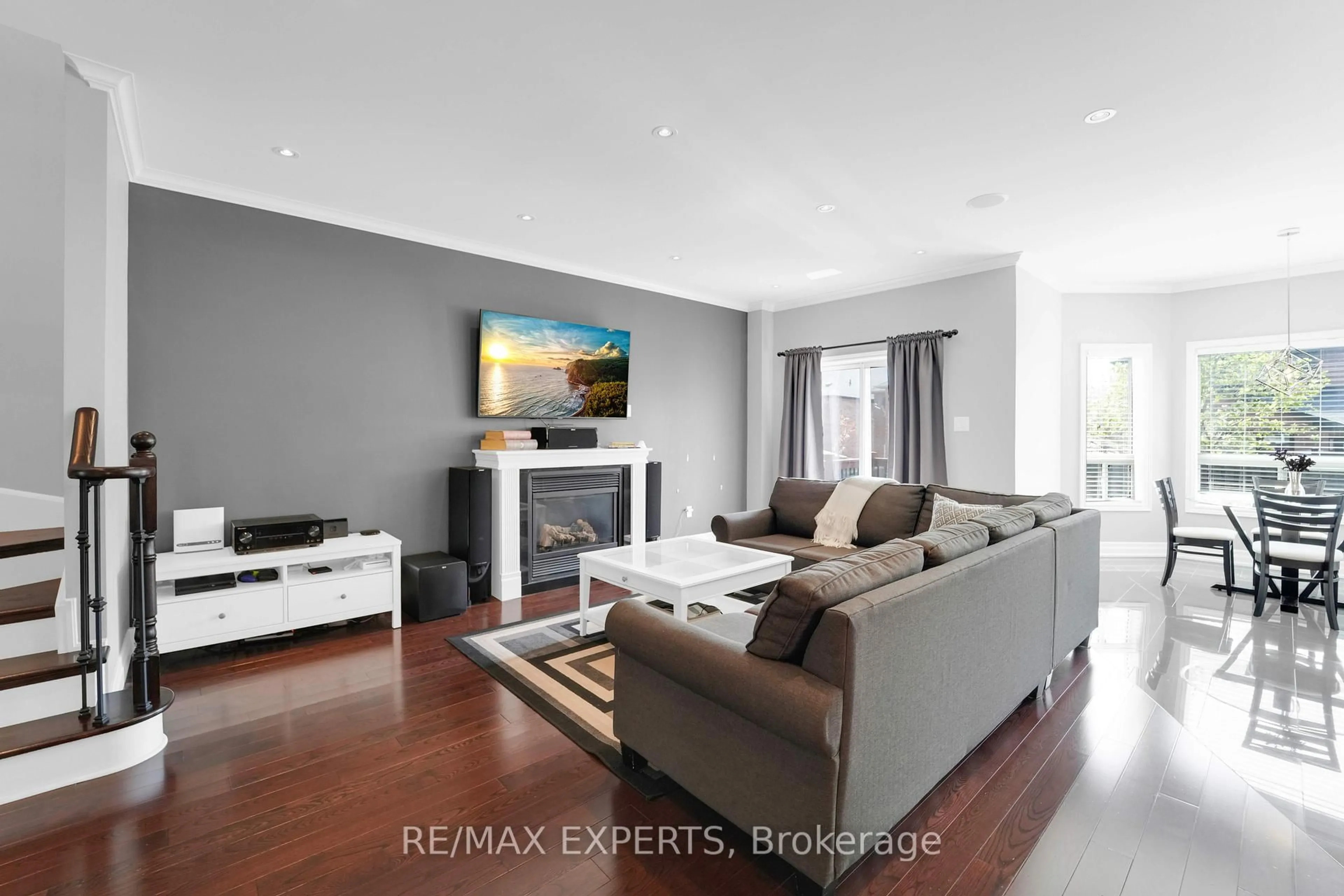 Living room with furniture, unknown for 57 Gray Park Dr, Caledon Ontario L7E 2N8