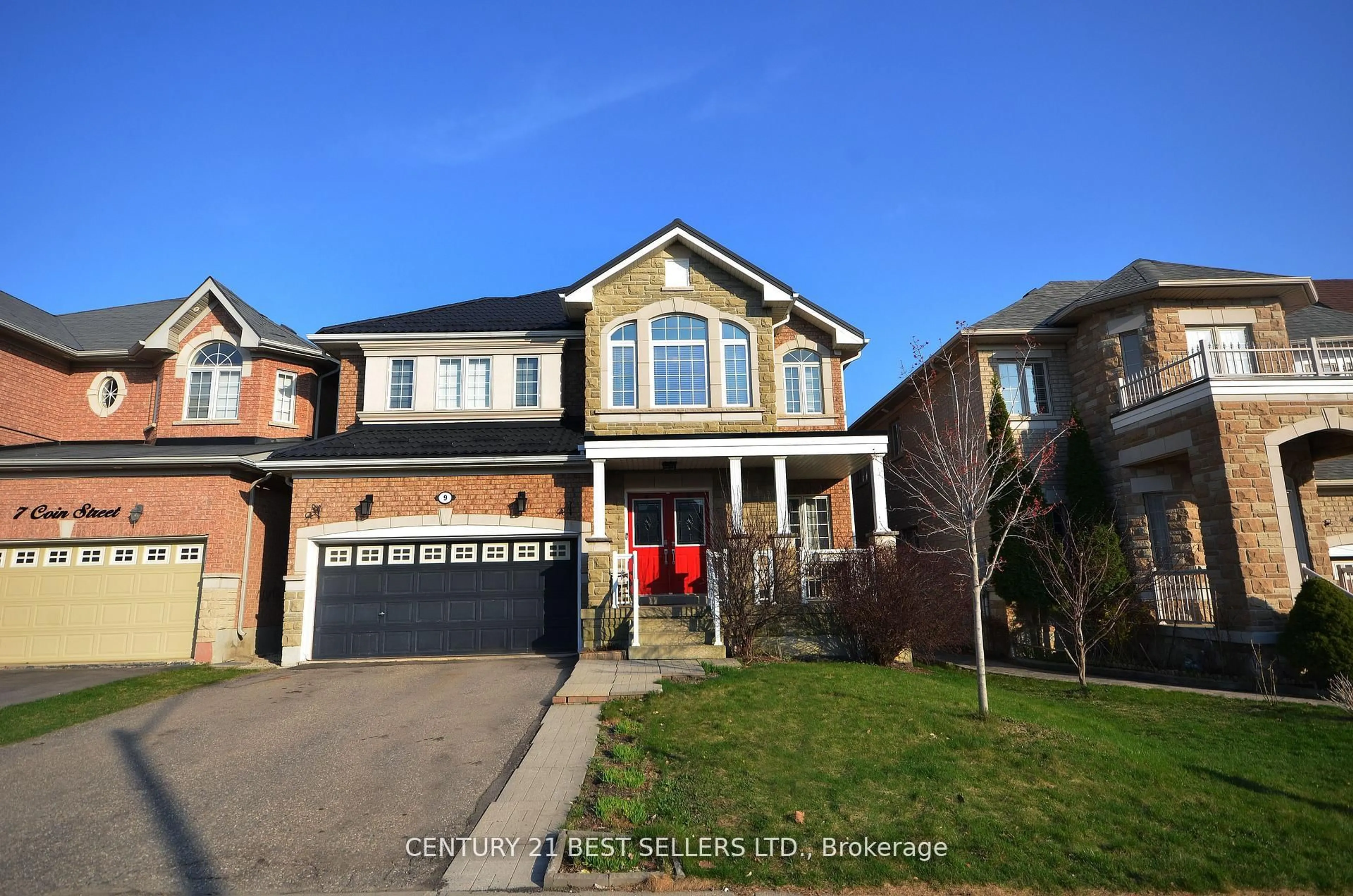 Home with brick exterior material, street for 9 Coin St, Brampton Ontario L6Y 5R5