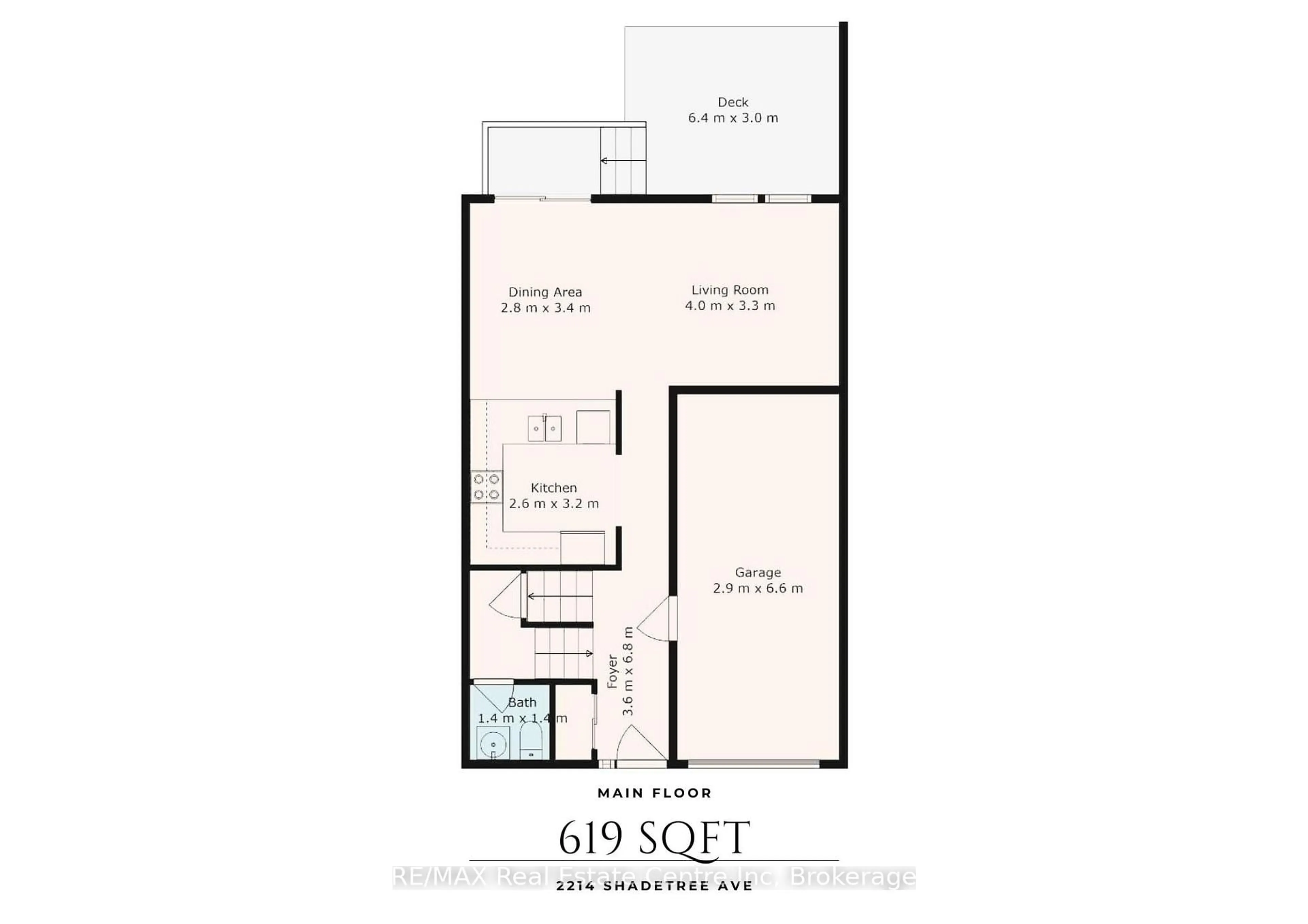 Floor plan for 2214 Shadetree Ave, Burlington Ontario L7L 6L4