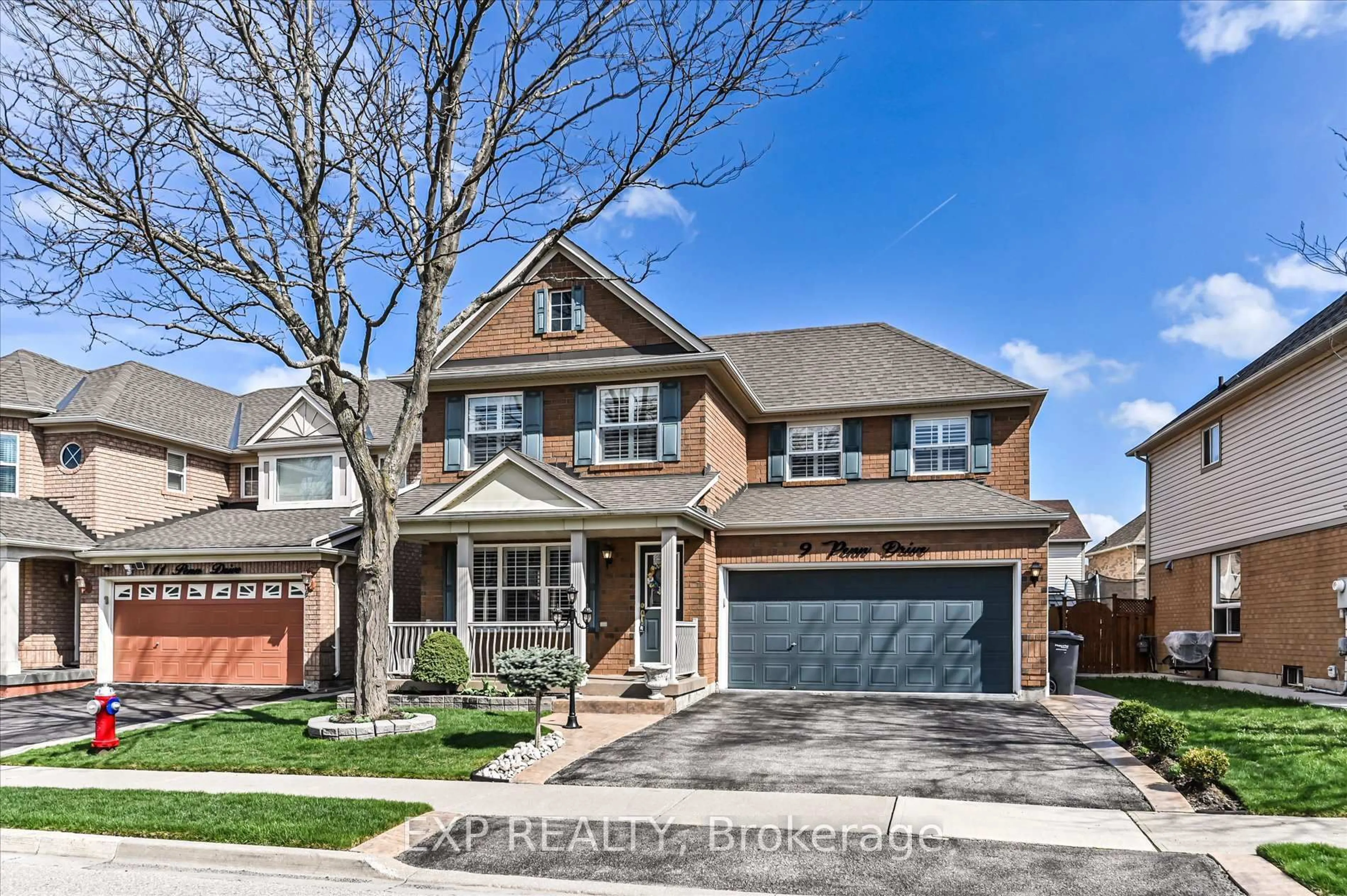 Home with brick exterior material, street for 9 Penn Dr, Brampton Ontario L7A 1P5