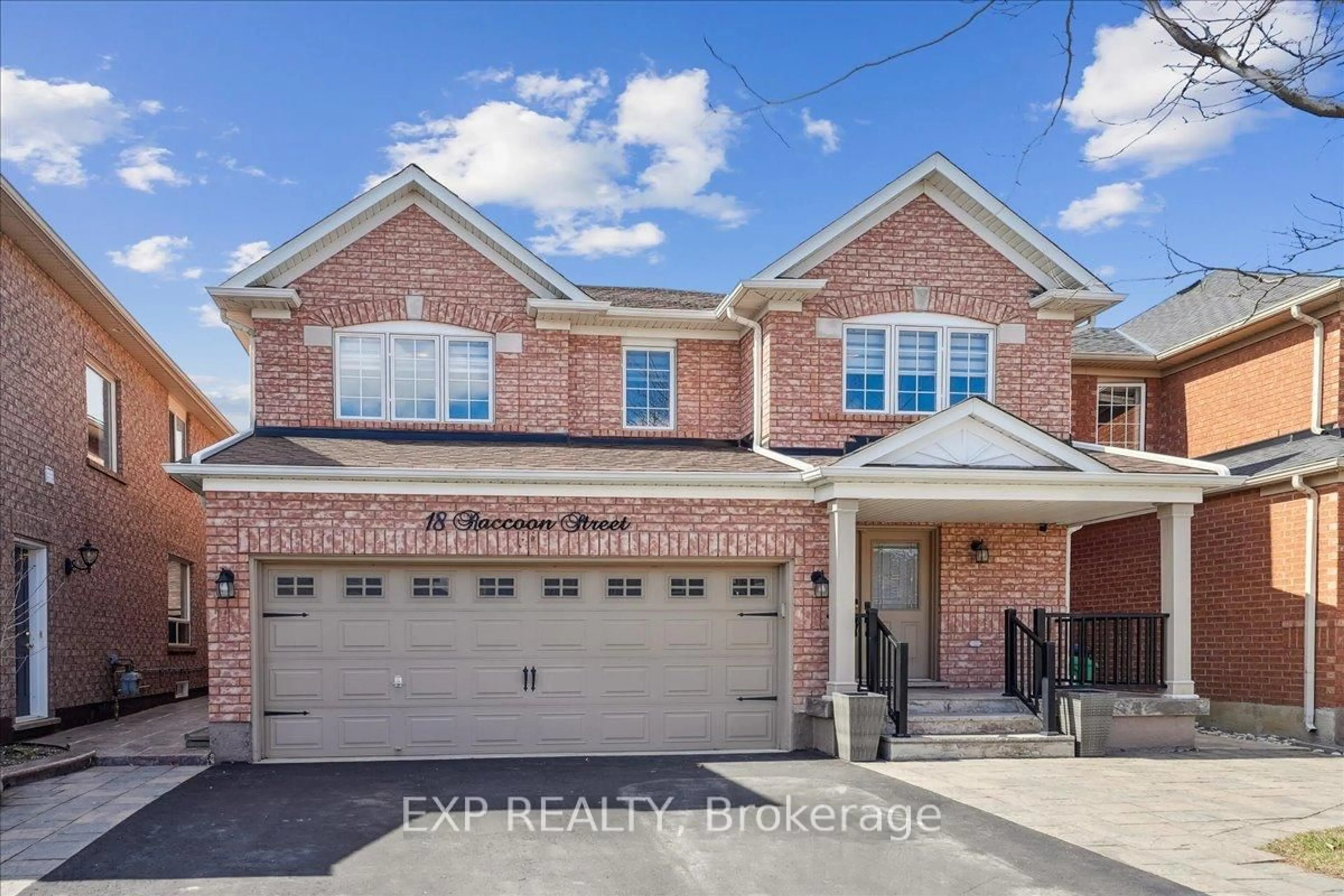 Home with brick exterior material, street for 18 Raccoon St, Brampton Ontario L6S 6L8