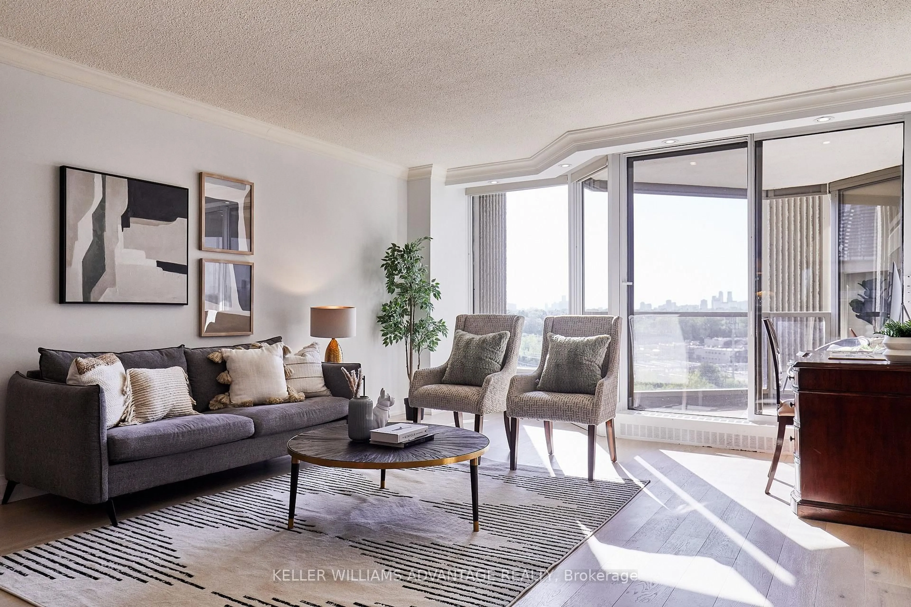 Living room with furniture, unknown for 2045 Lake Shore Blvd #1508, Toronto Ontario M8V 2Z6