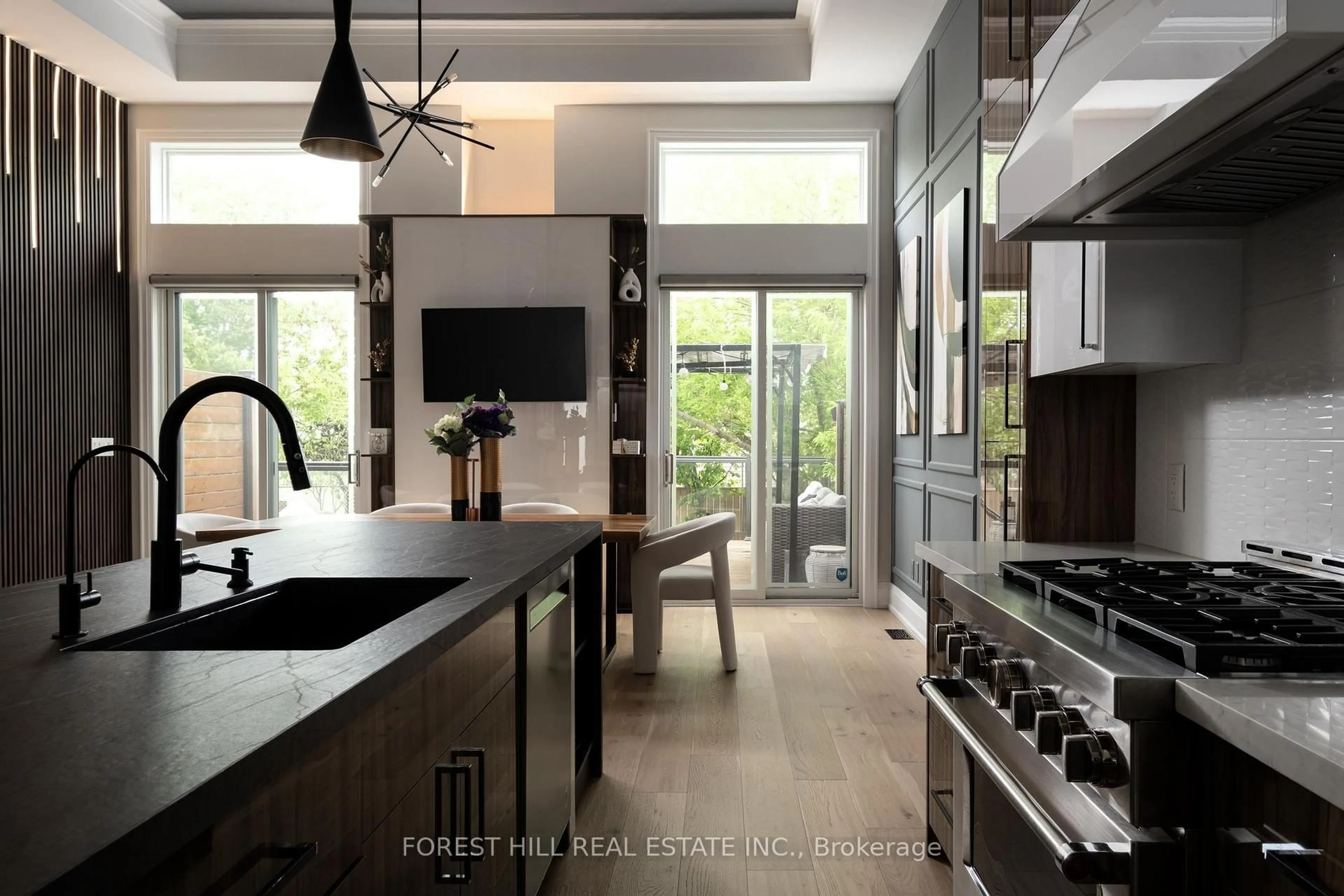Contemporary kitchen, ceramic/tile floor for 32 Algoma St, Toronto Ontario M8Y 1C3