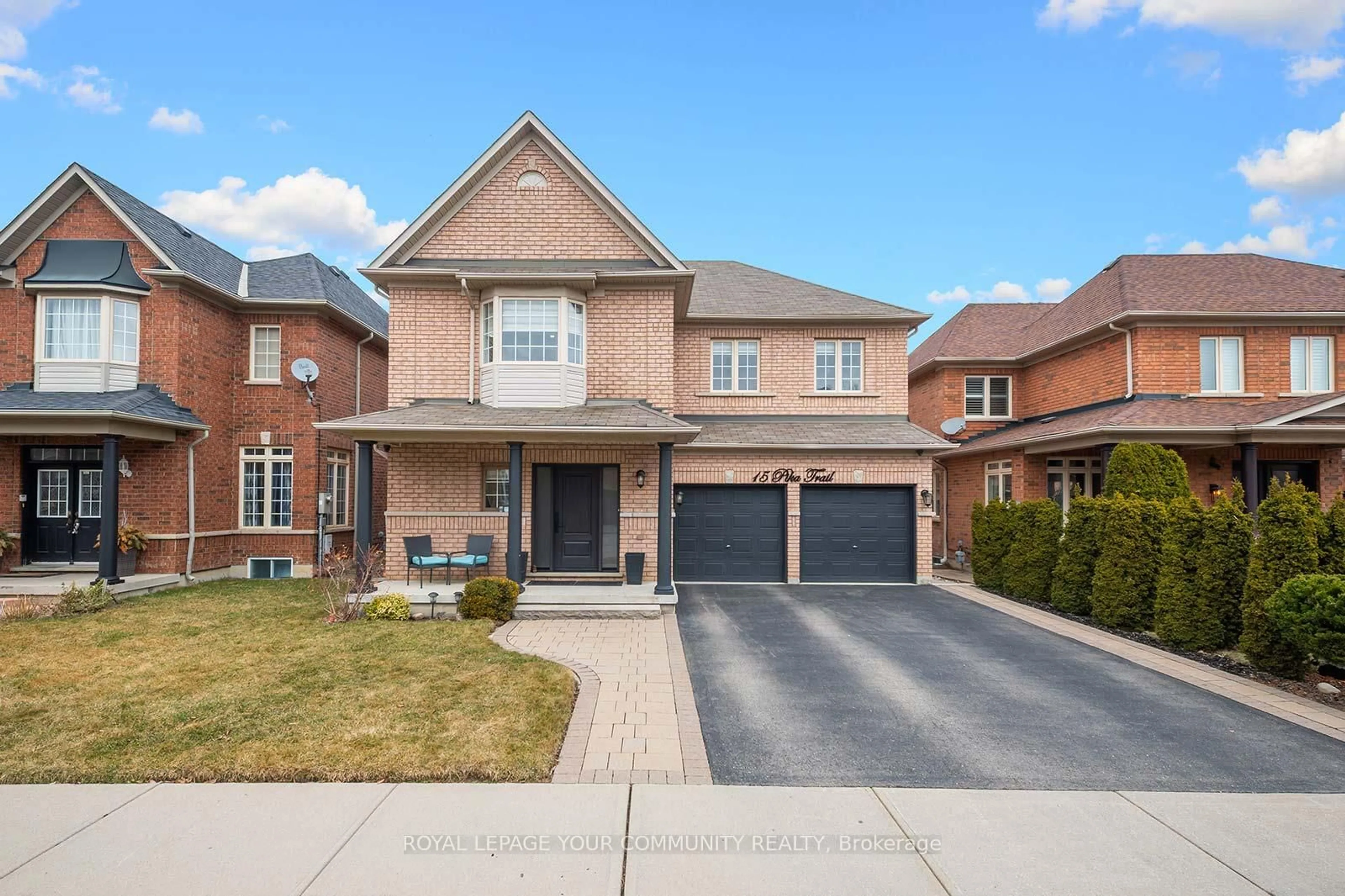 Home with brick exterior material, street for 15 Pika Tr, Brampton Ontario L6R 2Y1