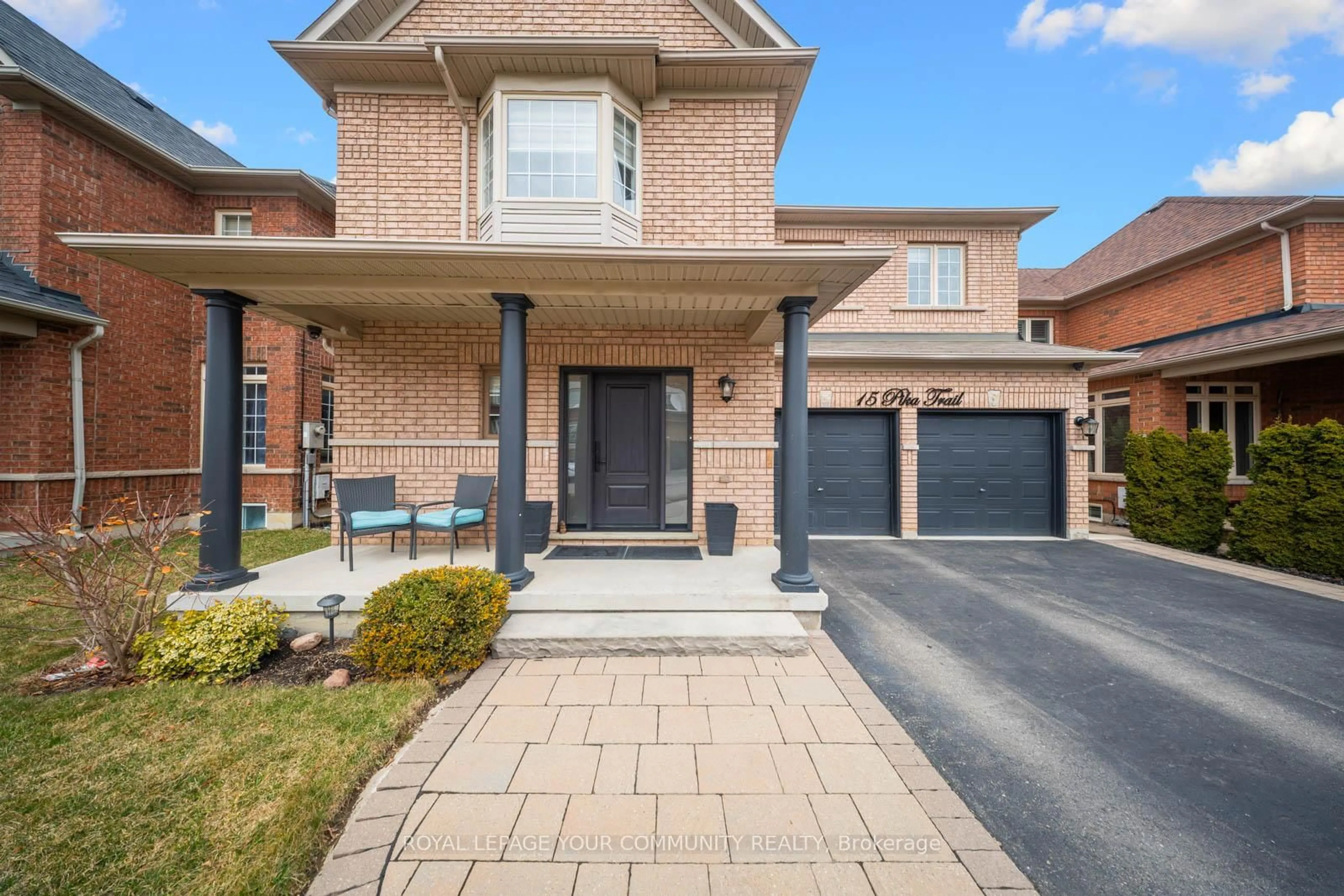 Home with brick exterior material, street for 15 Pika Tr, Brampton Ontario L6R 2Y1