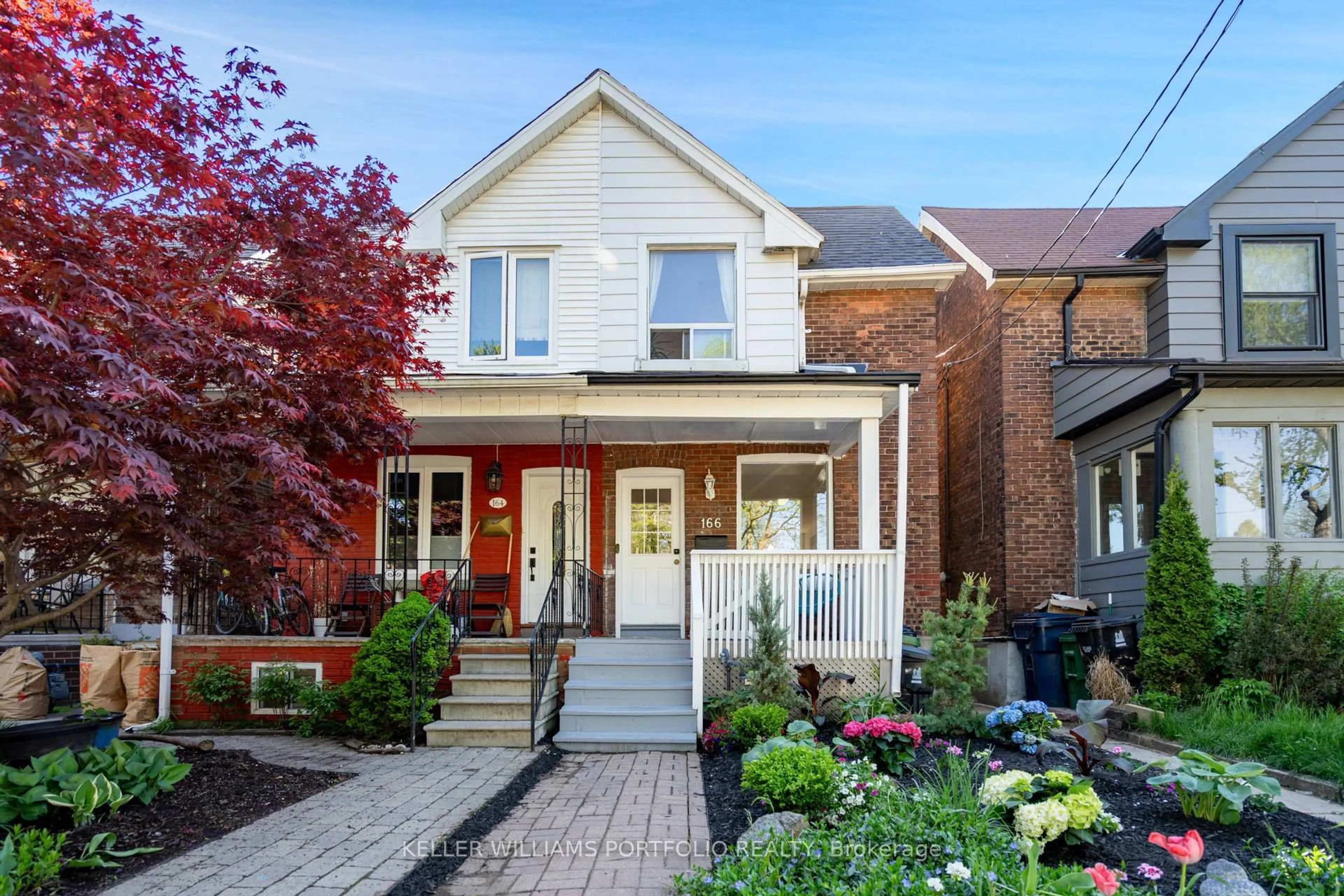 Home with brick exterior material, street for 166 Gilmour Ave, Toronto Ontario M6P 3B3
