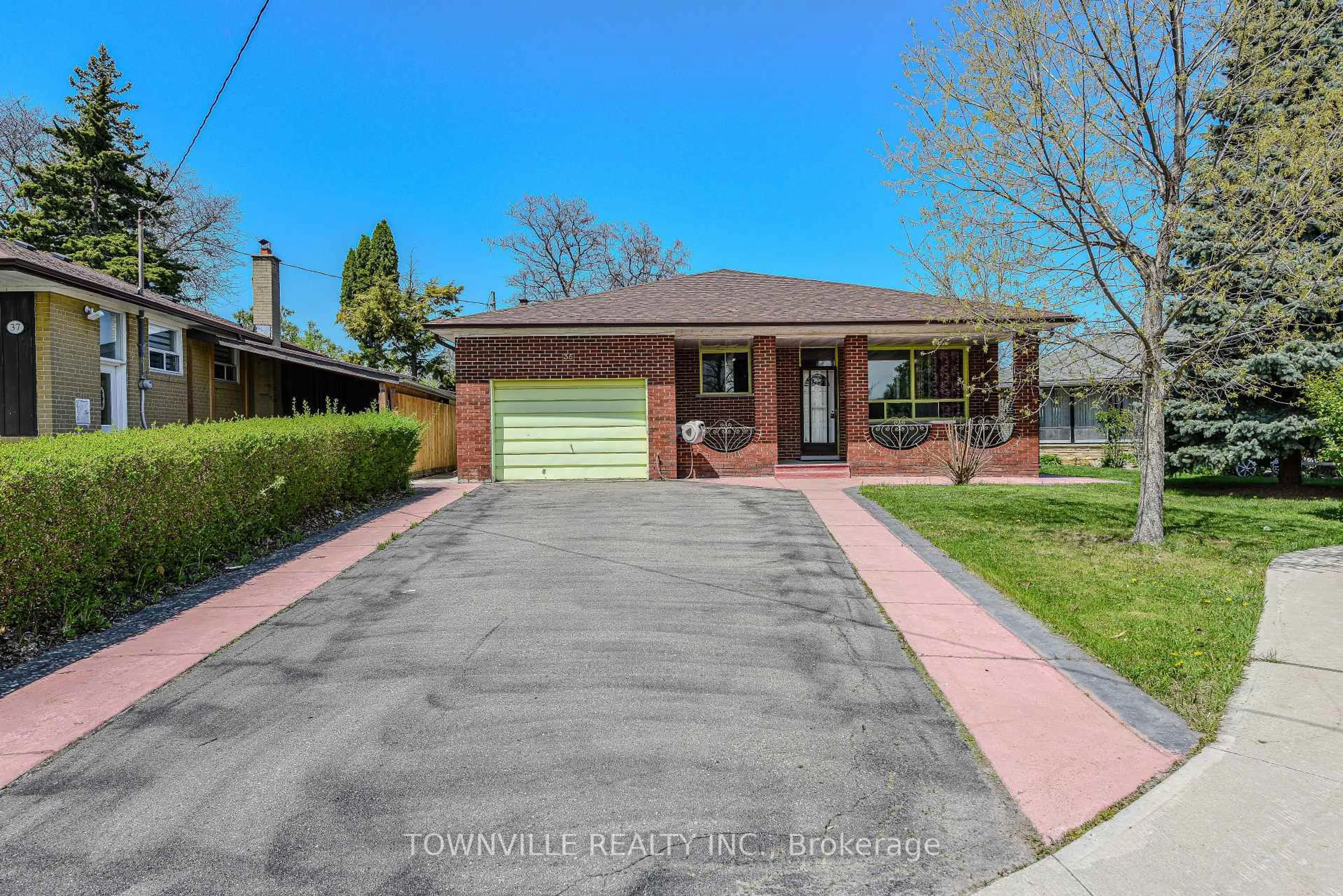 Home with brick exterior material, street for 35 Taysham Cres, Toronto Ontario M9V 1X1