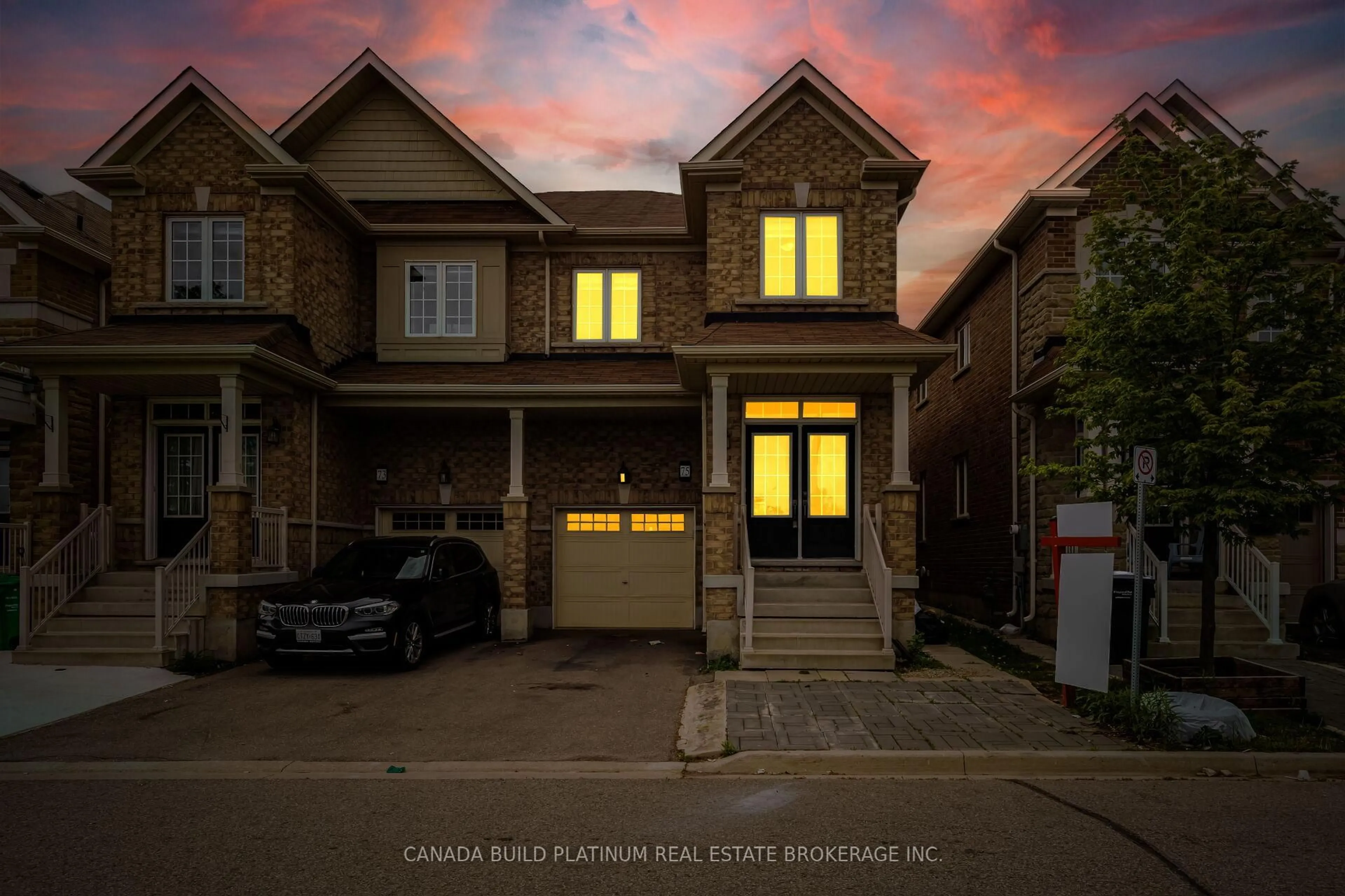 Home with brick exterior material, street for 75 Baffin Cres, Brampton Ontario L7A 4L1