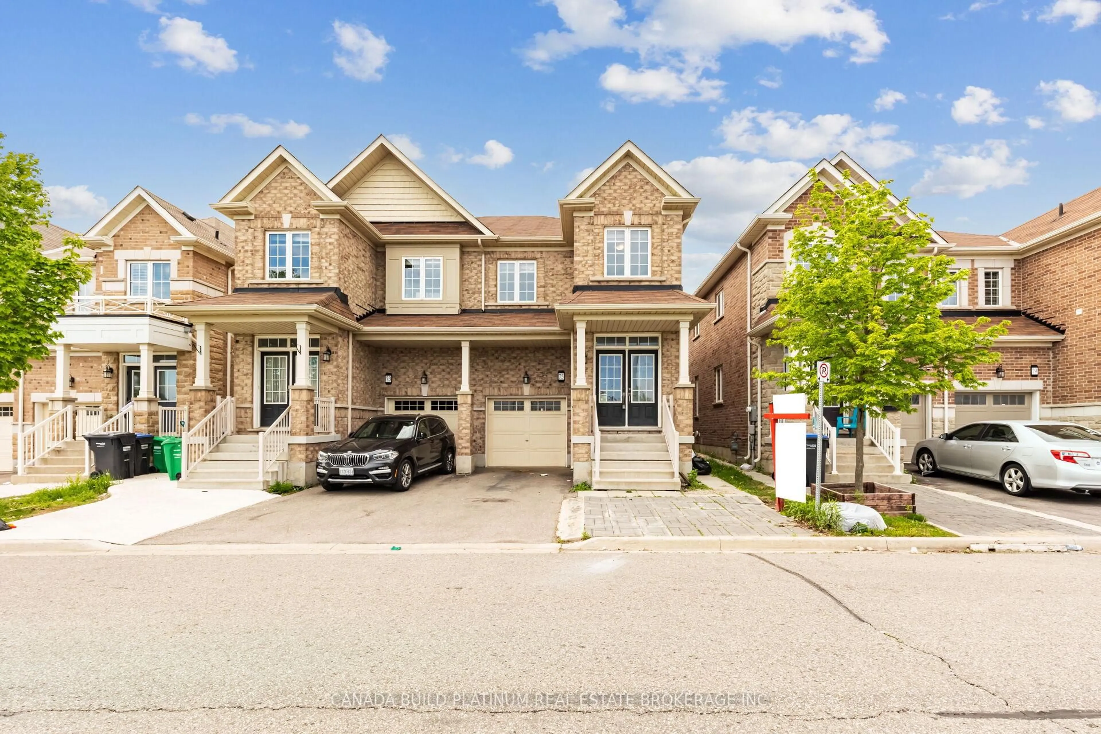 Home with brick exterior material, street for 75 Baffin Cres, Brampton Ontario L7A 4L1