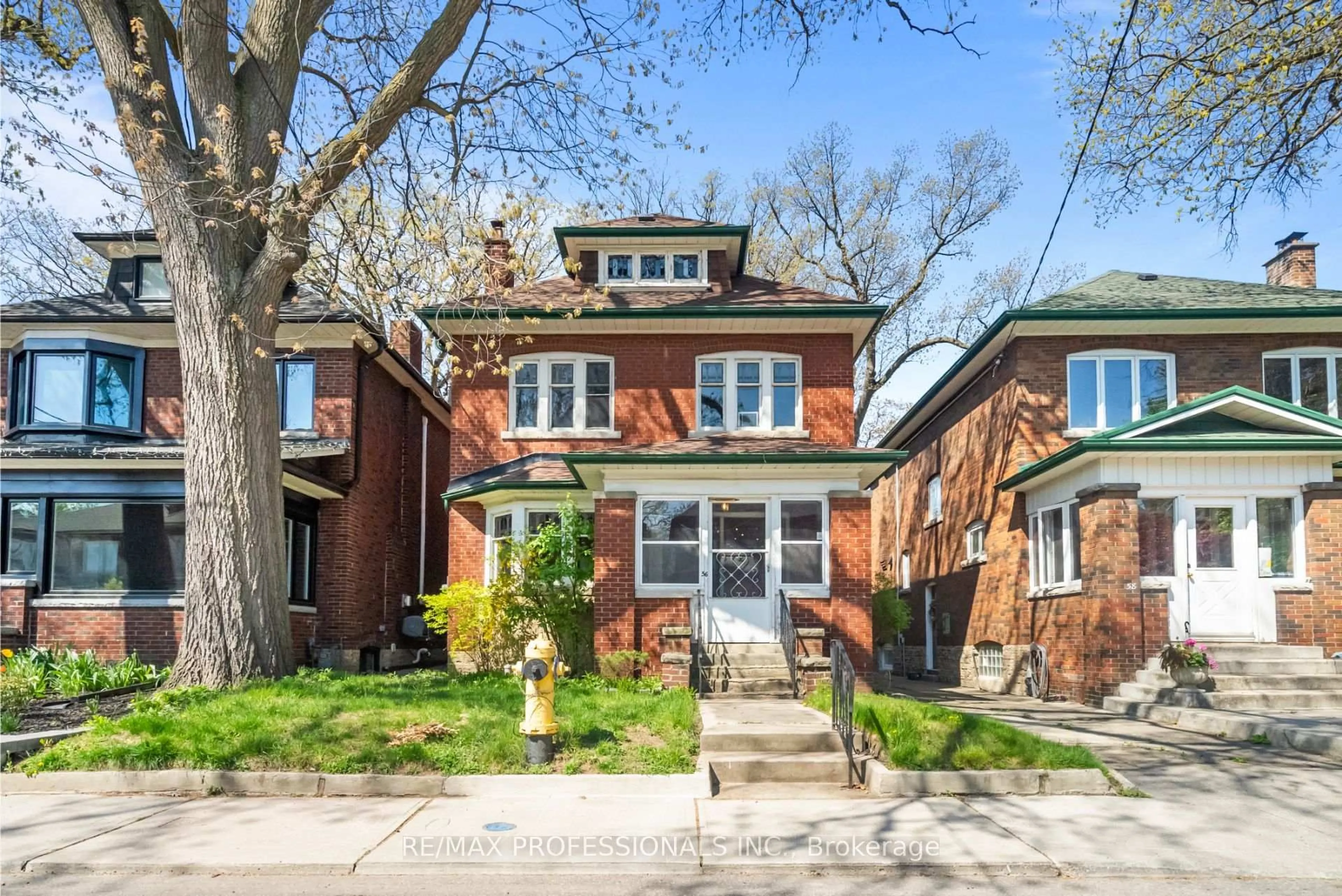 Home with brick exterior material, street for 56 Humber Tr, Toronto Ontario M6S 4C2