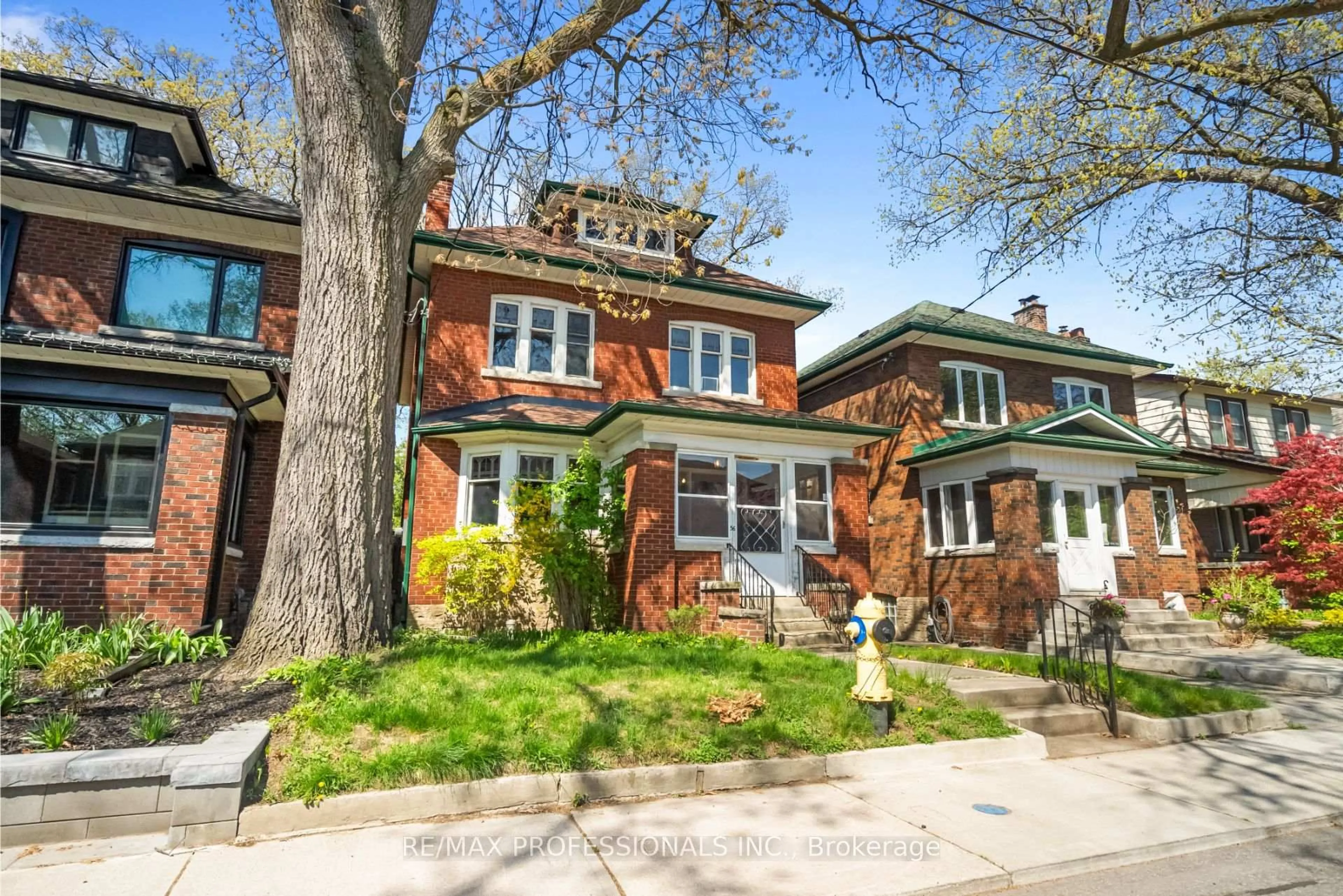 Home with brick exterior material, street for 56 Humber Tr, Toronto Ontario M6S 4C2