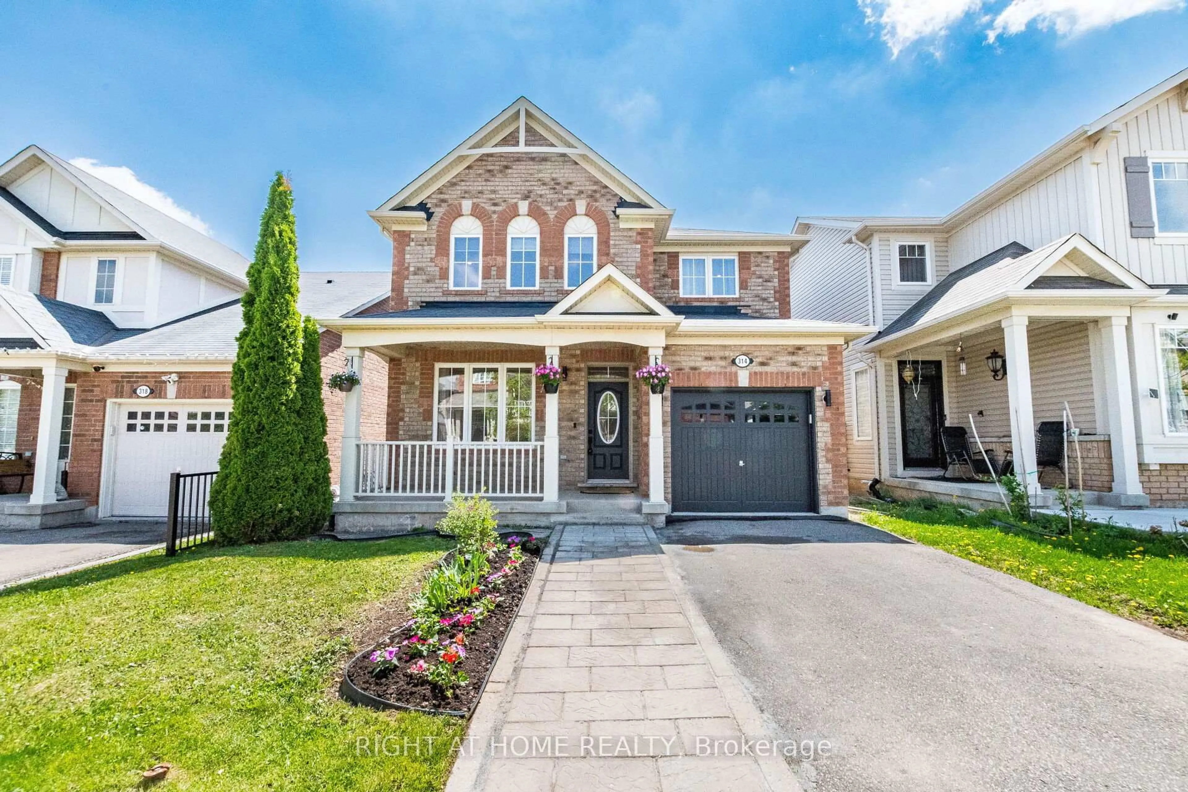 Home with brick exterior material, street for 314 Jelinik Terr, Milton Ontario L9T 7M8