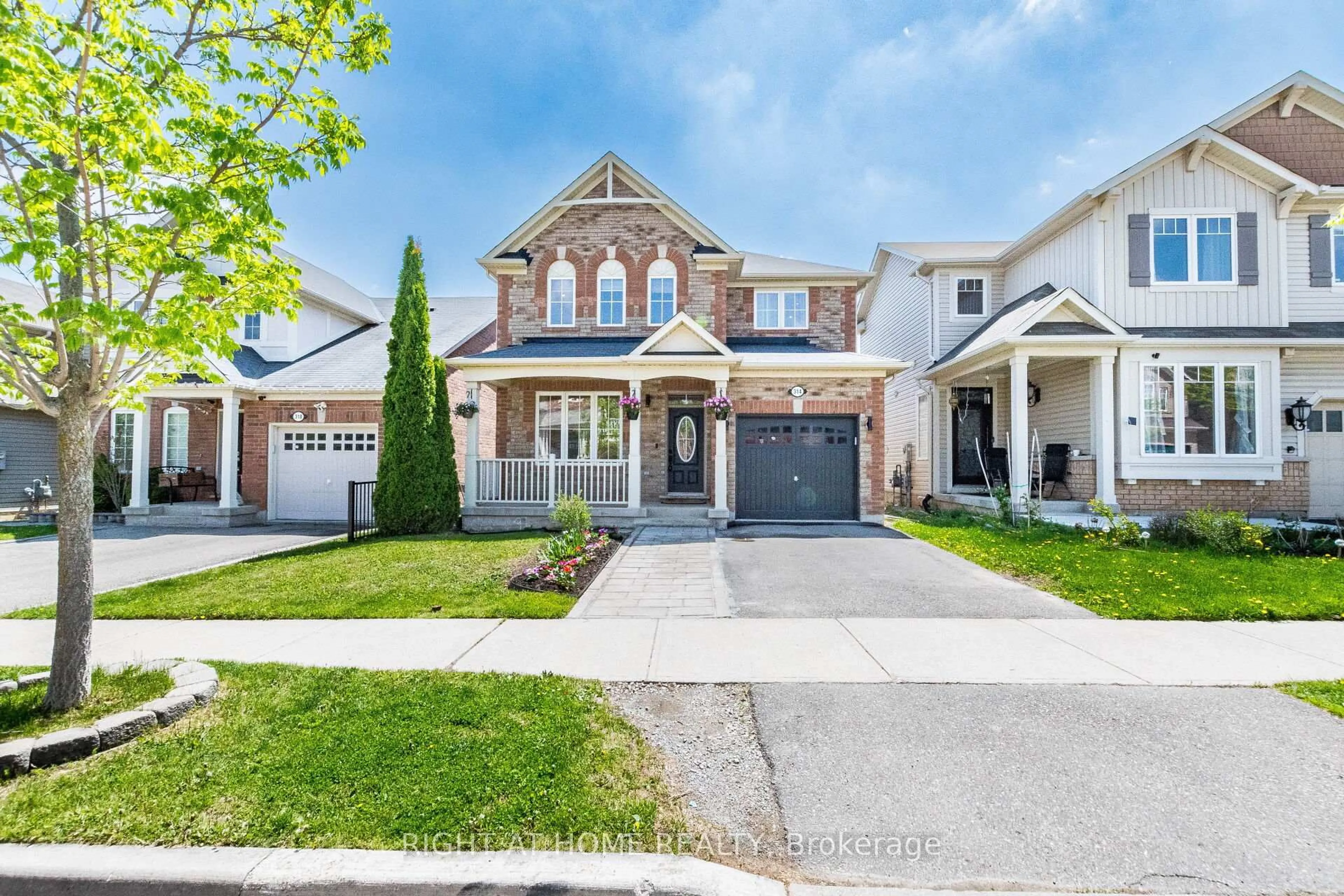 Home with brick exterior material, street for 314 Jelinik Terr, Milton Ontario L9T 7M8