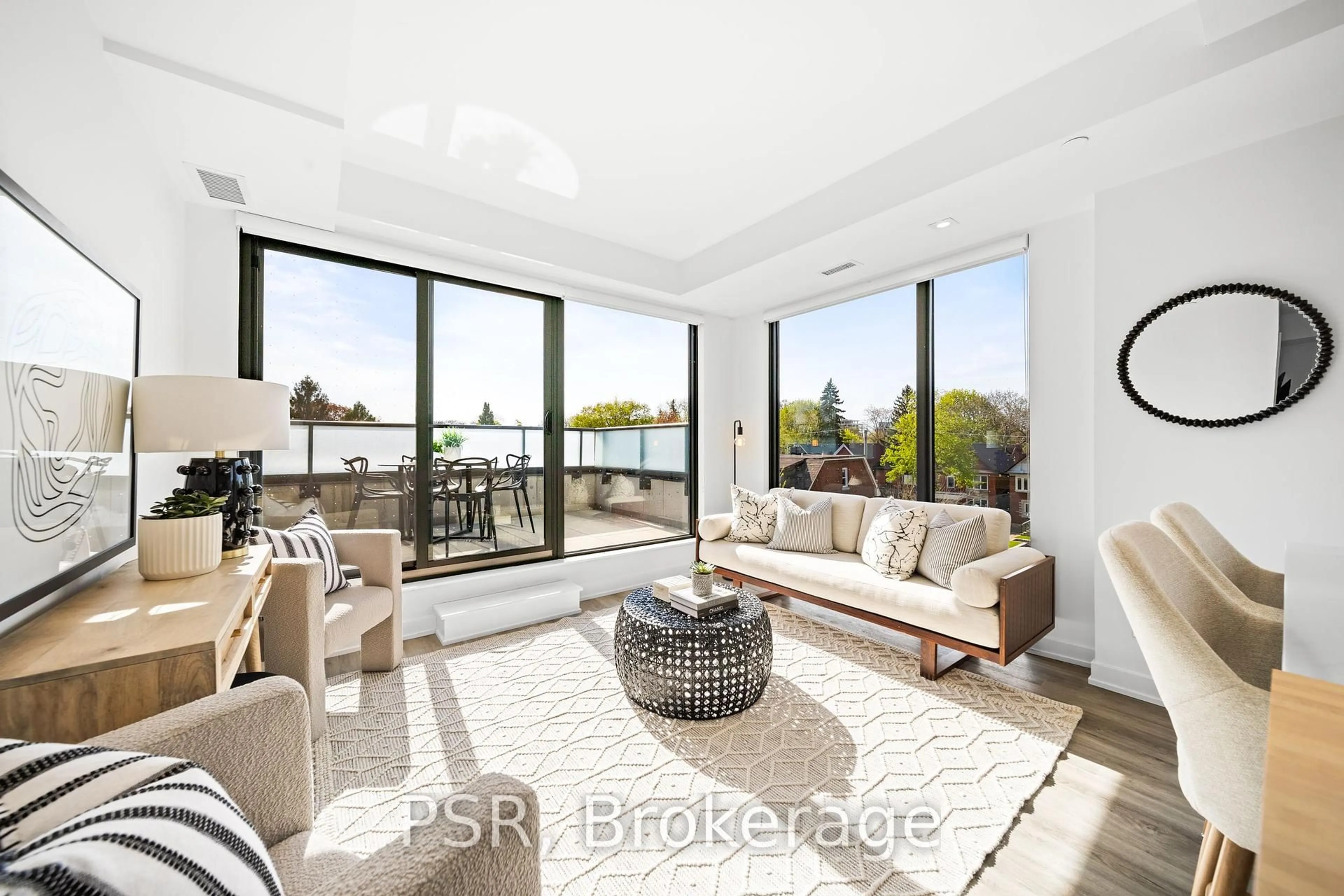Living room with furniture, unknown for 430 Roncesvalles Ave #414, Toronto Ontario M6R 0A6