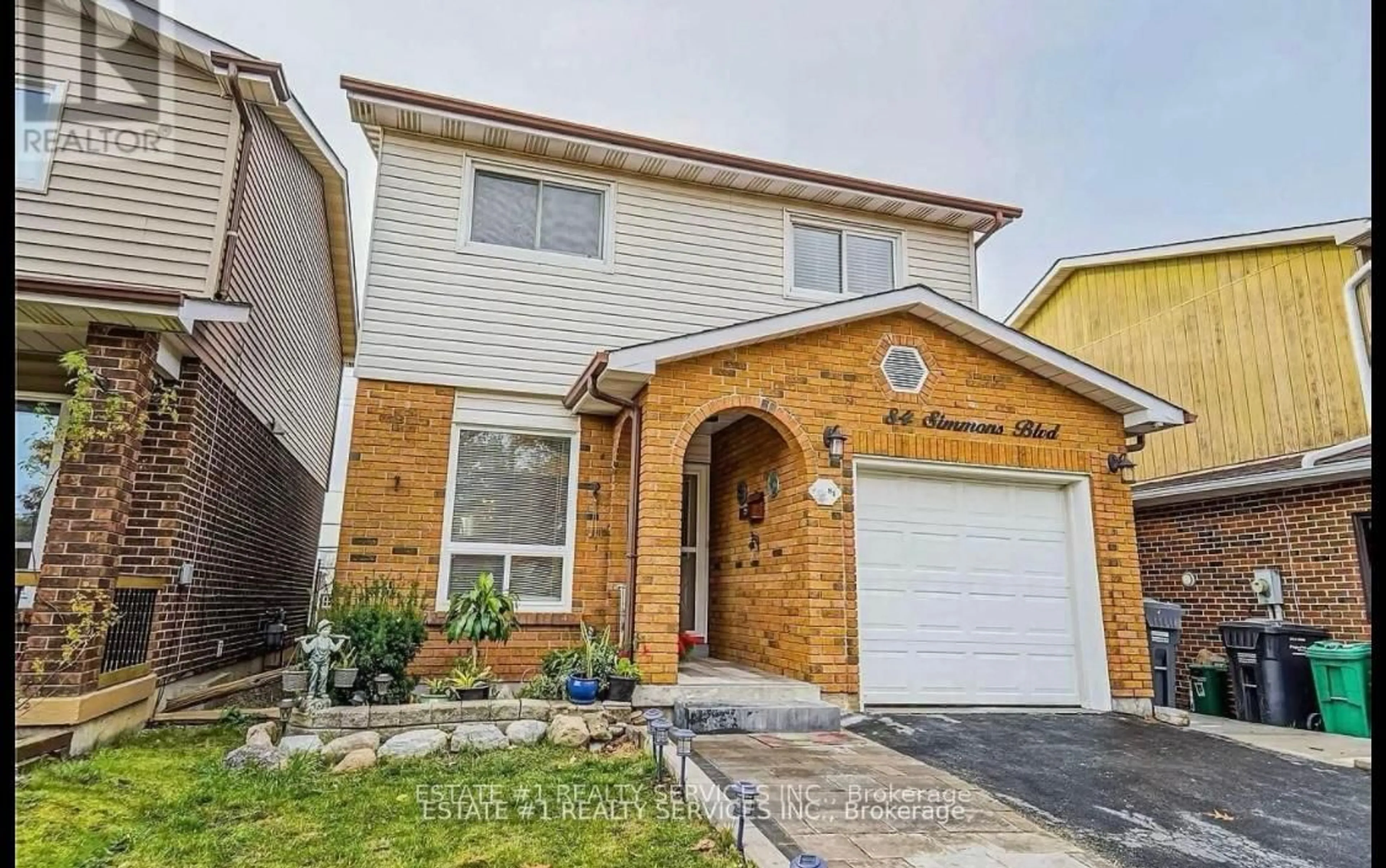 Home with brick exterior material, street for 84 Simmons Blvd, Brampton Ontario L6V 3V6