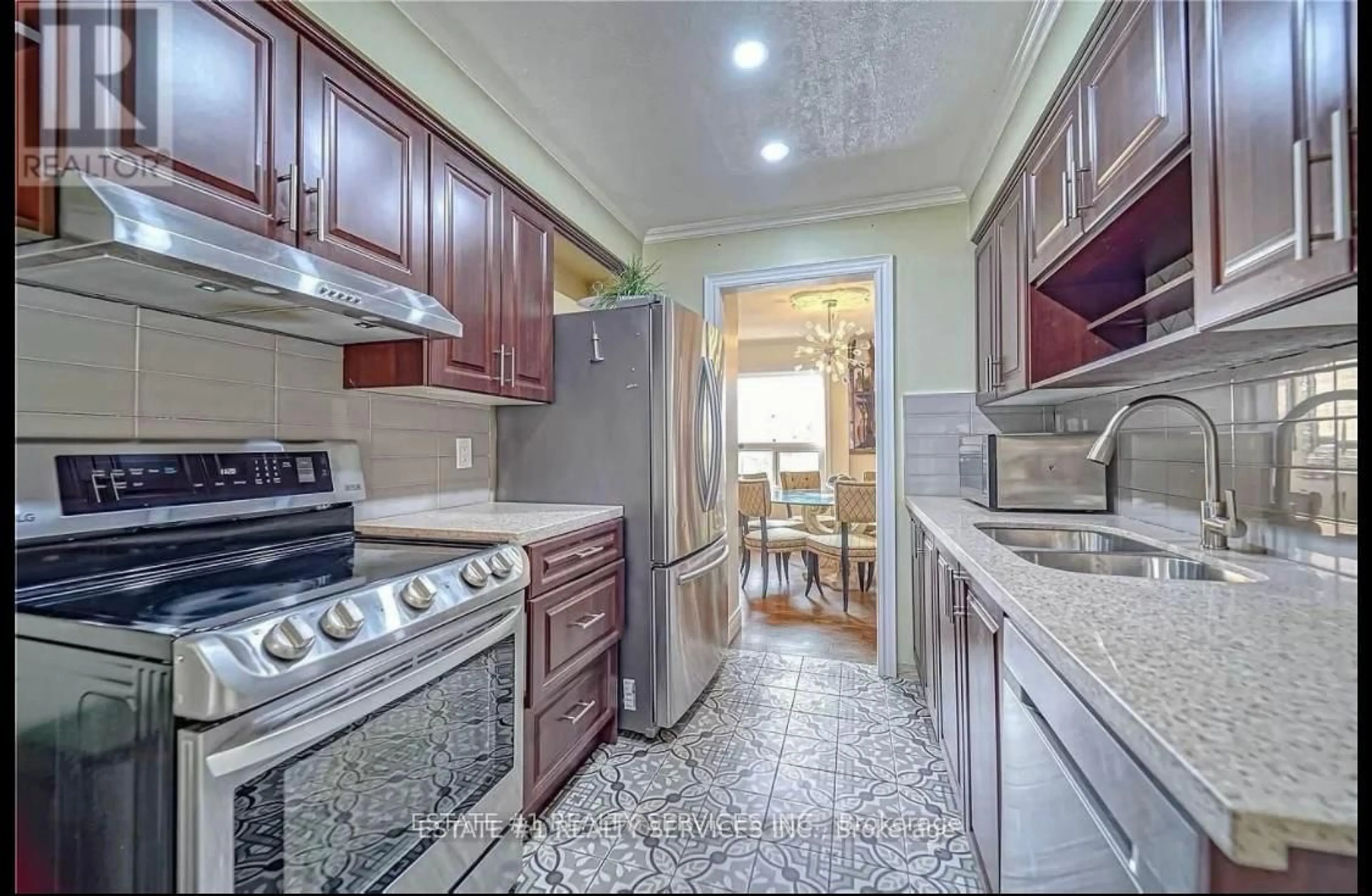 Standard kitchen, ceramic/tile floor for 84 Simmons Blvd, Brampton Ontario L6V 3V6