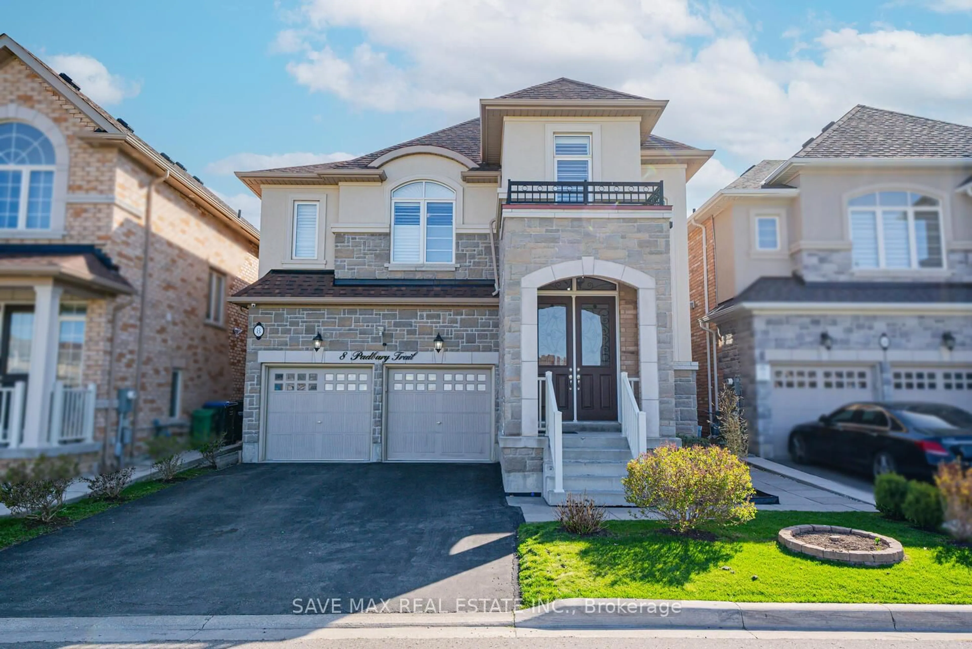 Home with brick exterior material, street for 8 PADBURY Tr, Brampton Ontario L7A 4M3