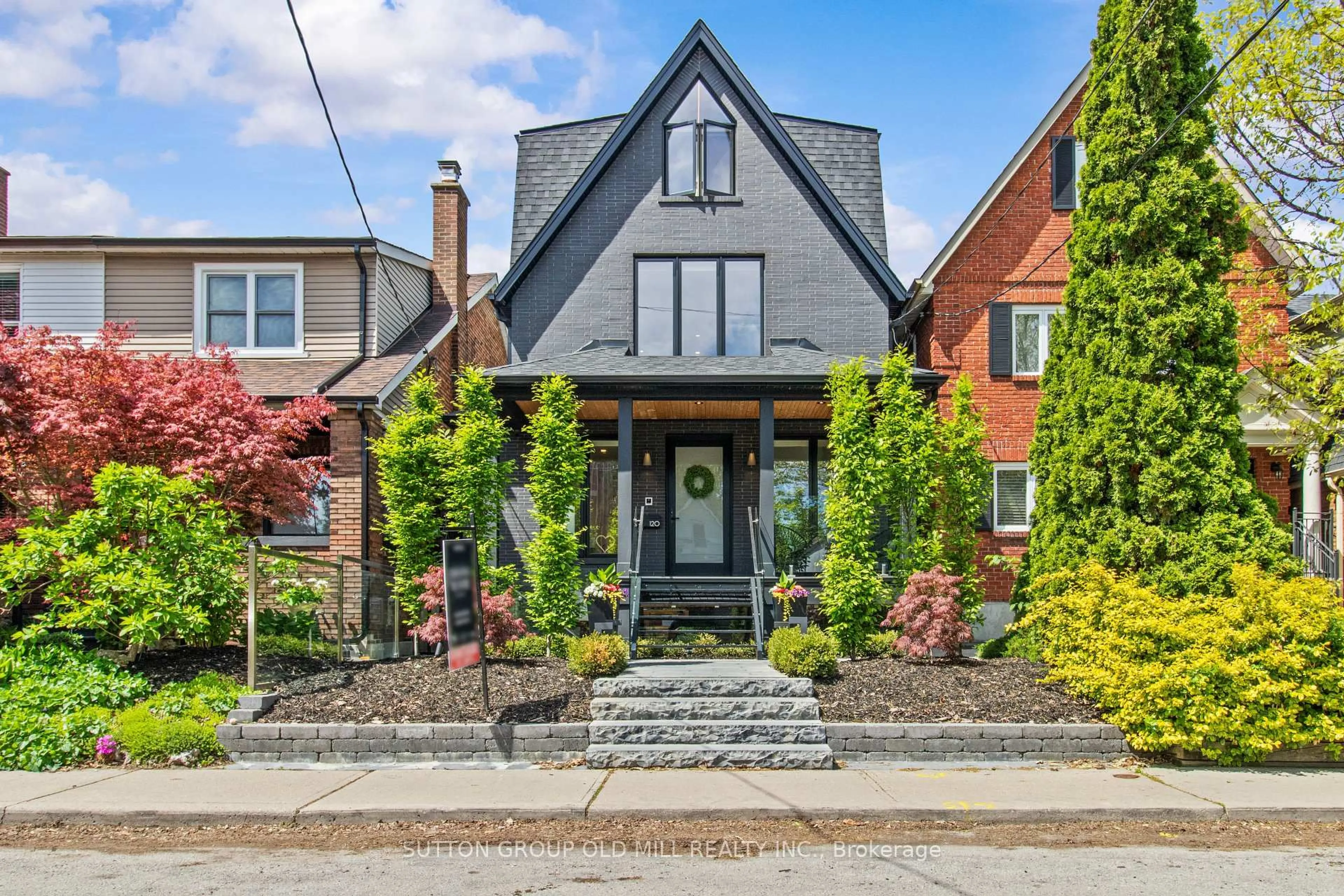Home with brick exterior material, street for 120 Brookside Ave, Toronto Ontario M6S 4G9