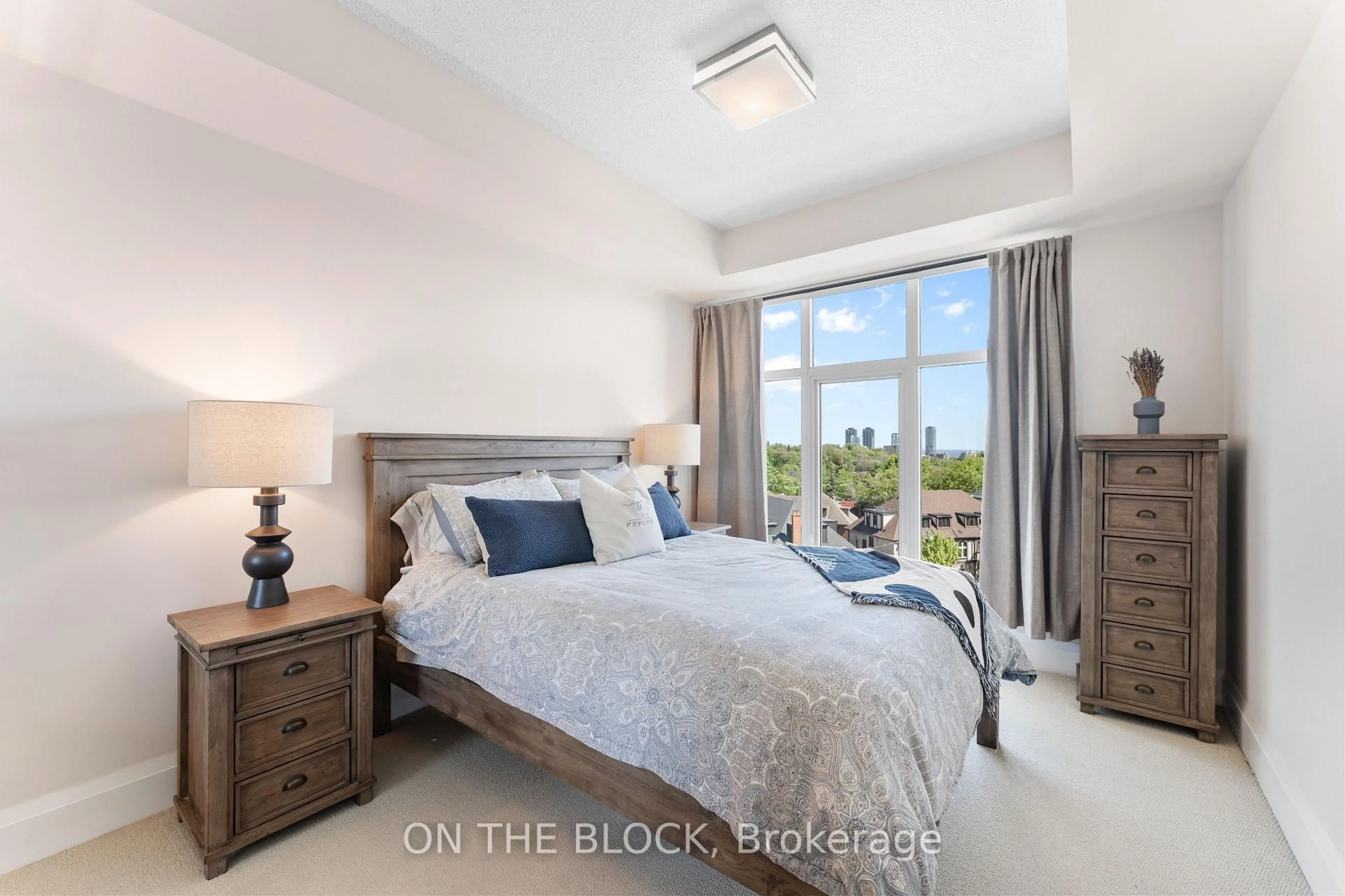Bedroom with bed, unknown for 1 Old Mill Dr #717, Toronto Ontario M6S 0A1