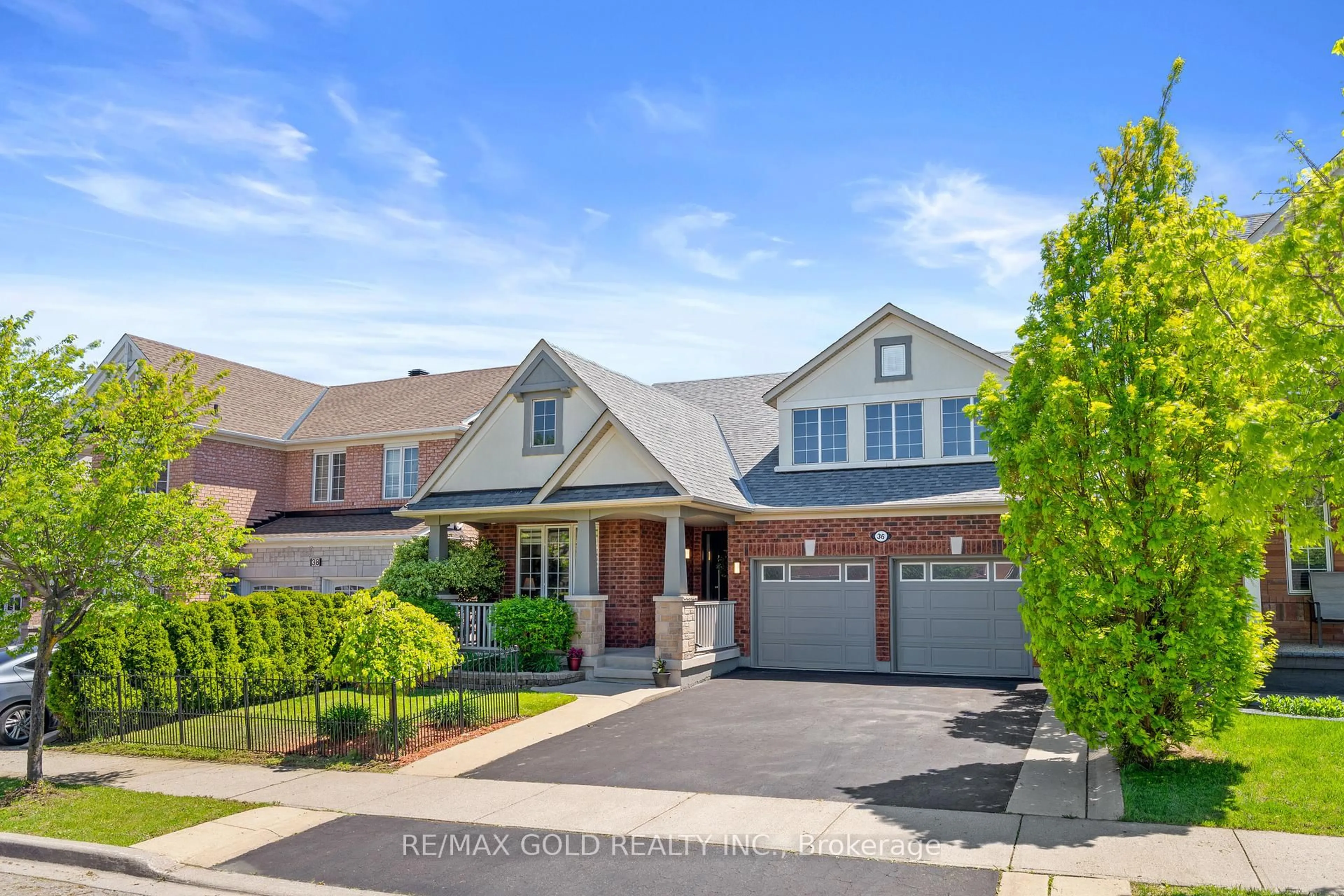 Home with brick exterior material, street for 36 Slipneedle St, Brampton Ontario L6S 6L5