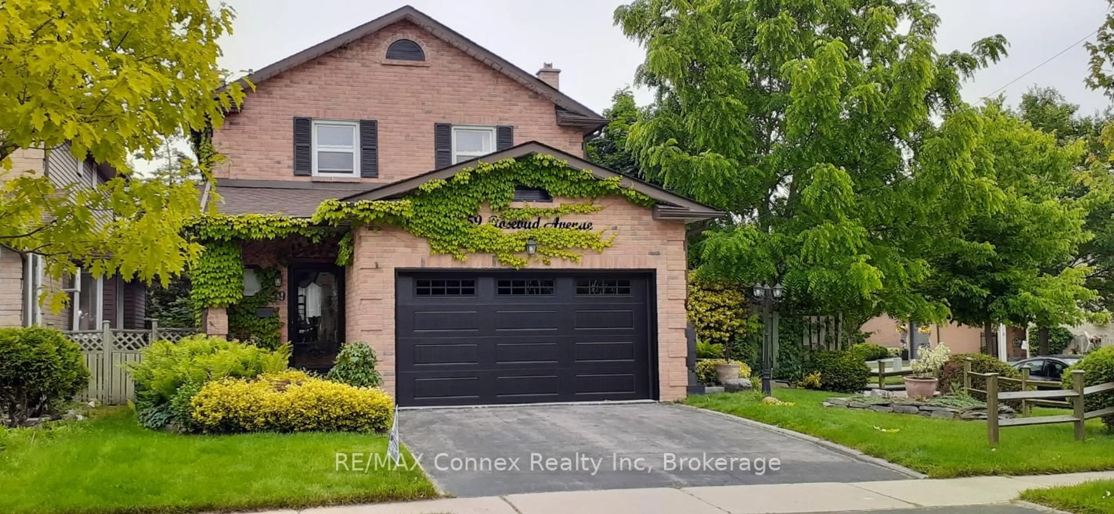 Home with brick exterior material, street for 59 Rosebud Ave, Brampton Ontario L6X 2W4