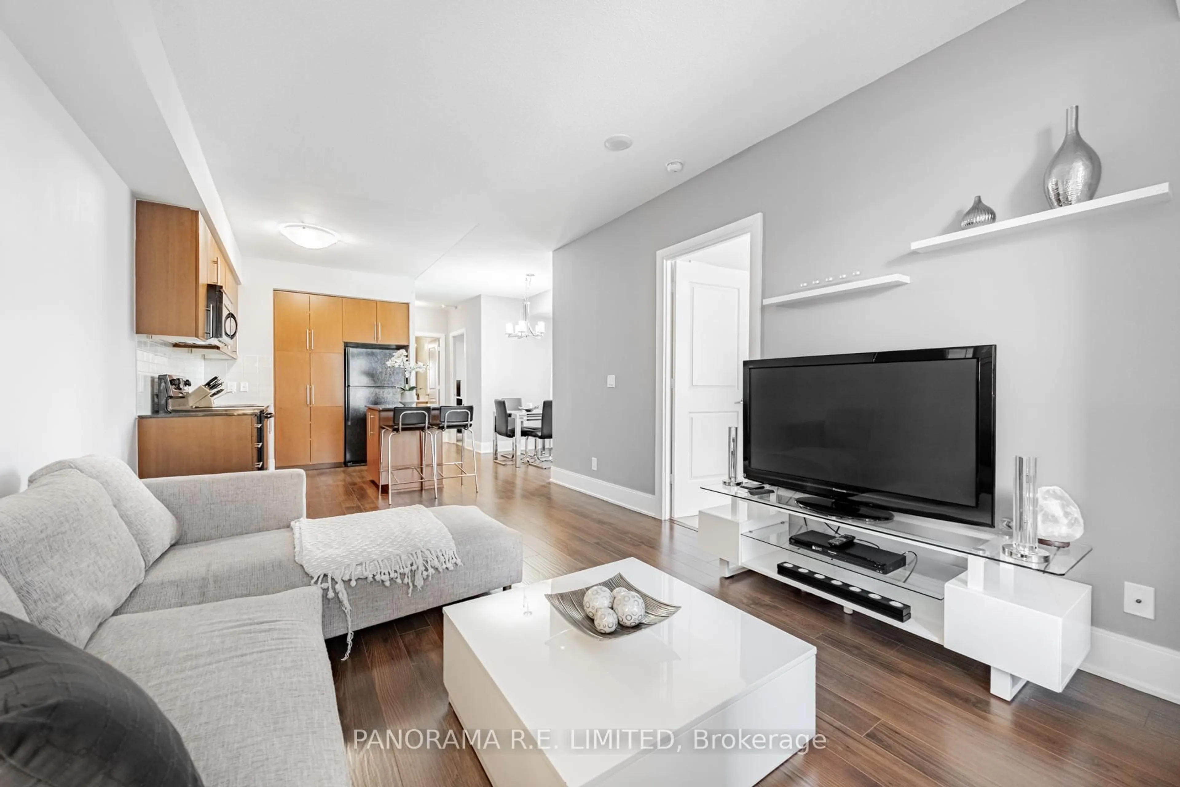 Living room with furniture, unknown for 330 Burnhamthorpe Rd #203, Mississauga Ontario L5B 0E1