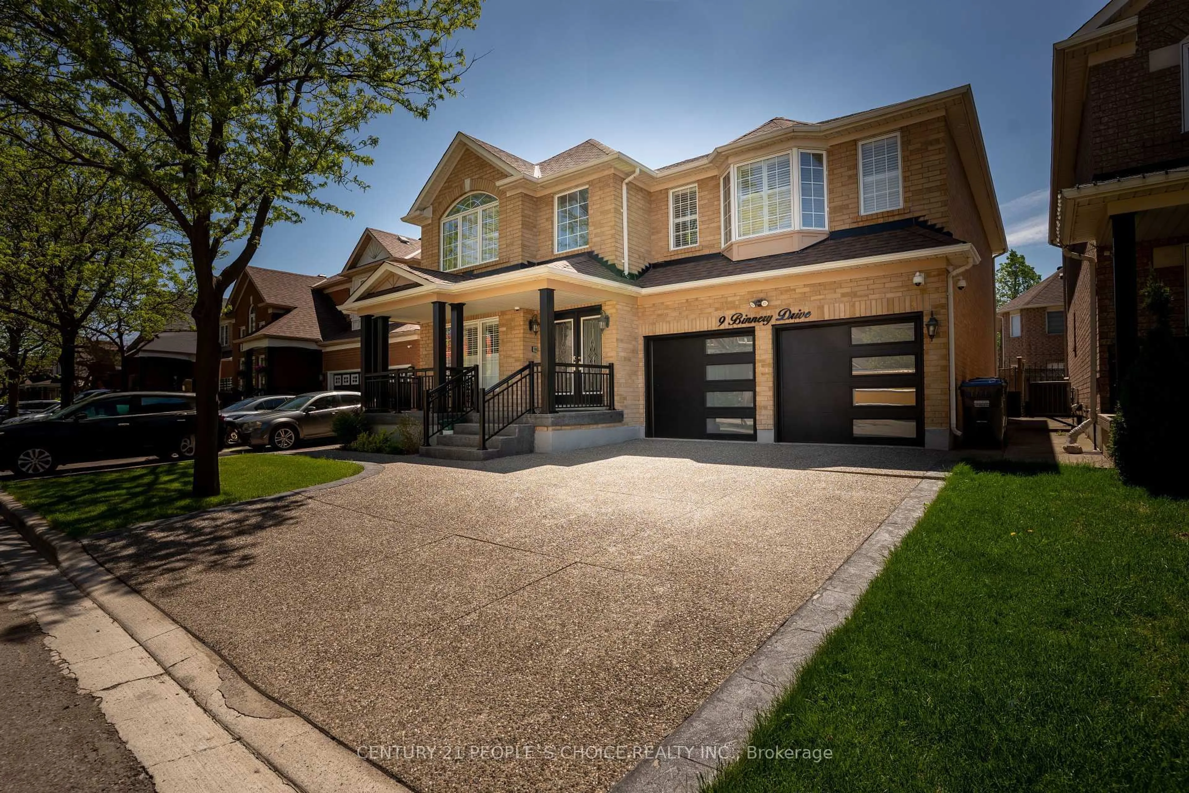 Home with brick exterior material, street for 9 Binnery Dr, Brampton Ontario L6P 1A3