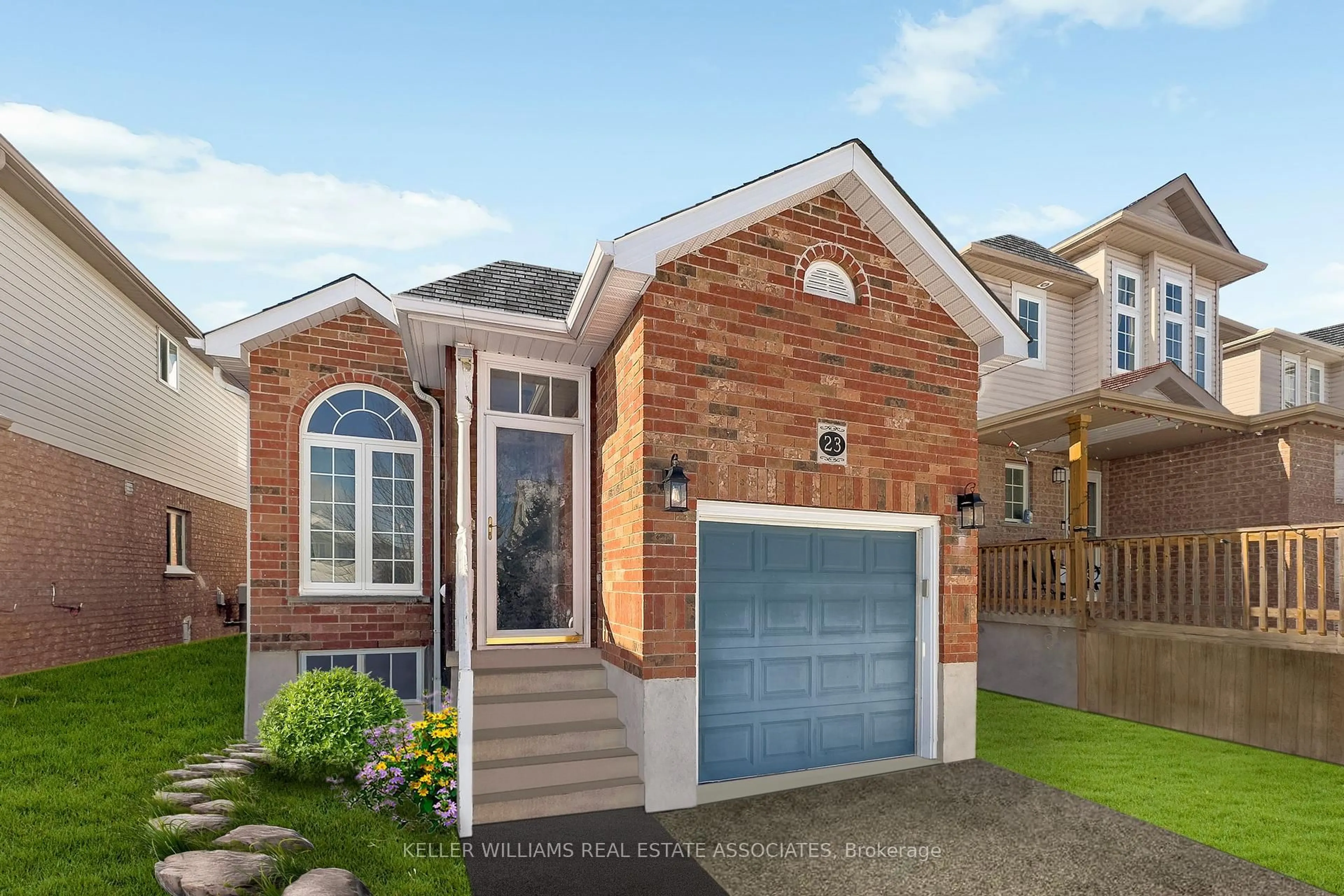 Home with brick exterior material, street for 23 Rachlin Dr, Halton Hills Ontario L7J 3A9