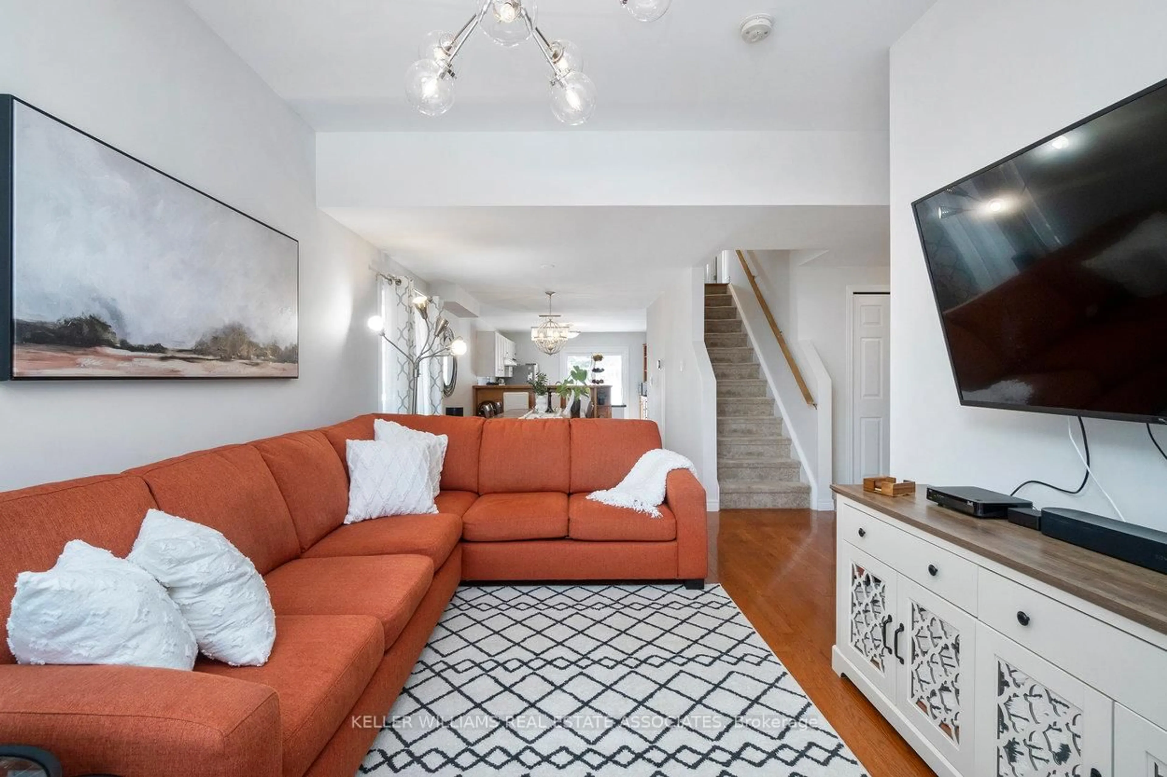 Living room with furniture, unknown for 23 Rachlin Dr, Halton Hills Ontario L7J 3A9