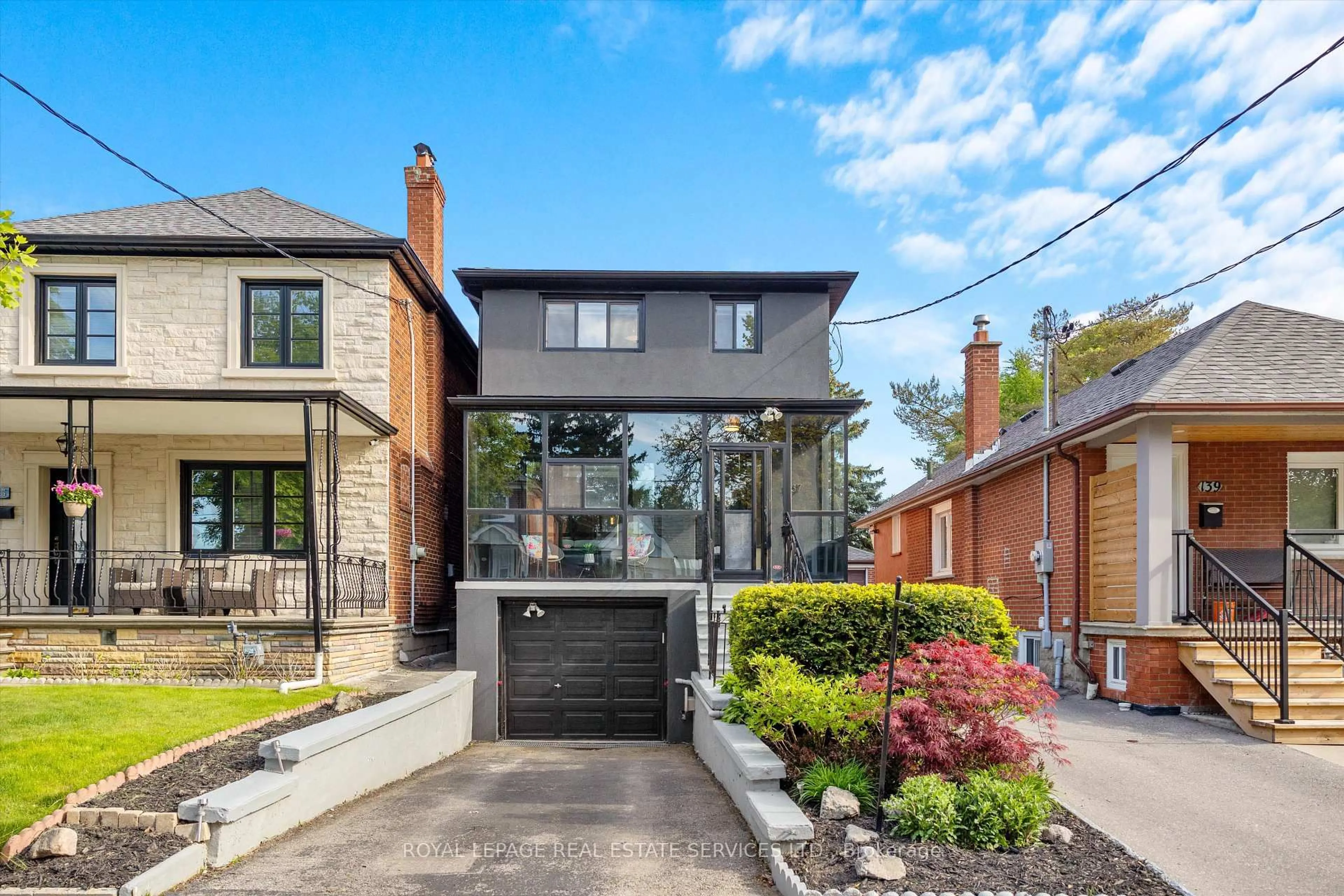 Home with brick exterior material, street for 137 Belgravia Ave, Toronto Ontario M6E 2M6