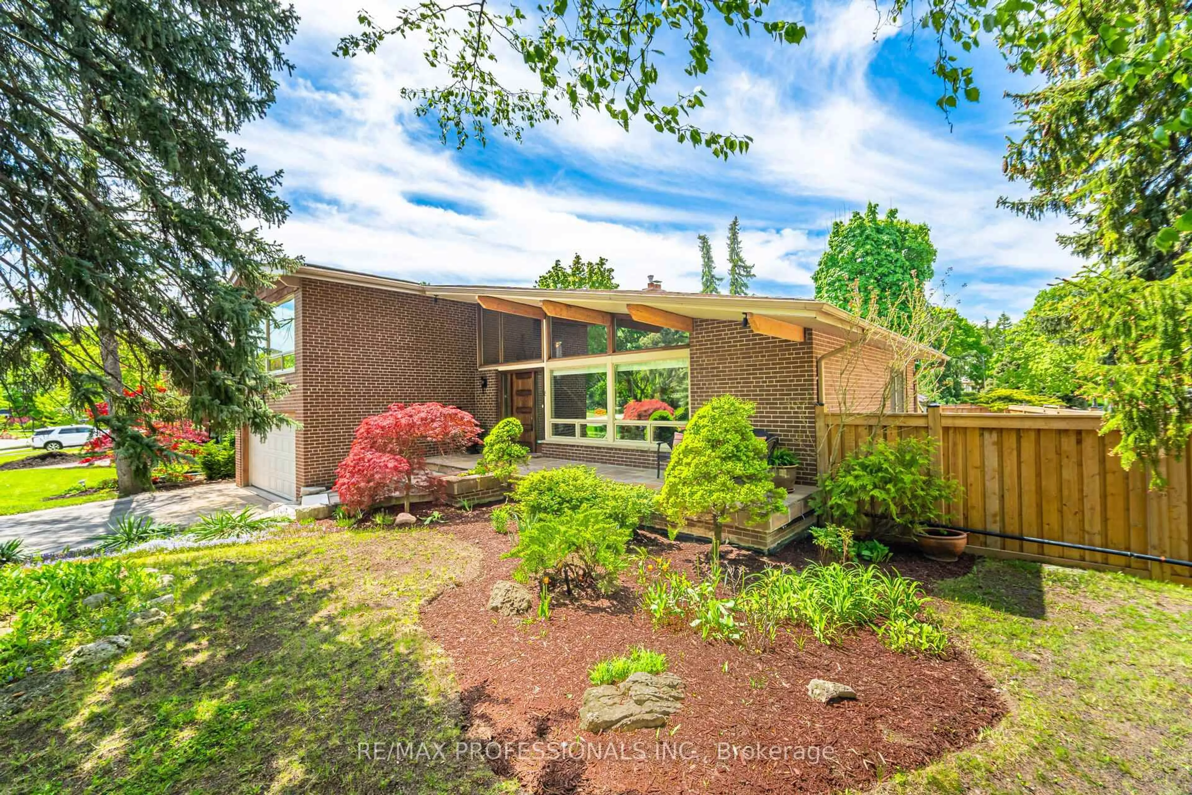 Home with brick exterior material, street for 8 Silverthorne Bush Dr, Toronto Ontario M9C 2X5