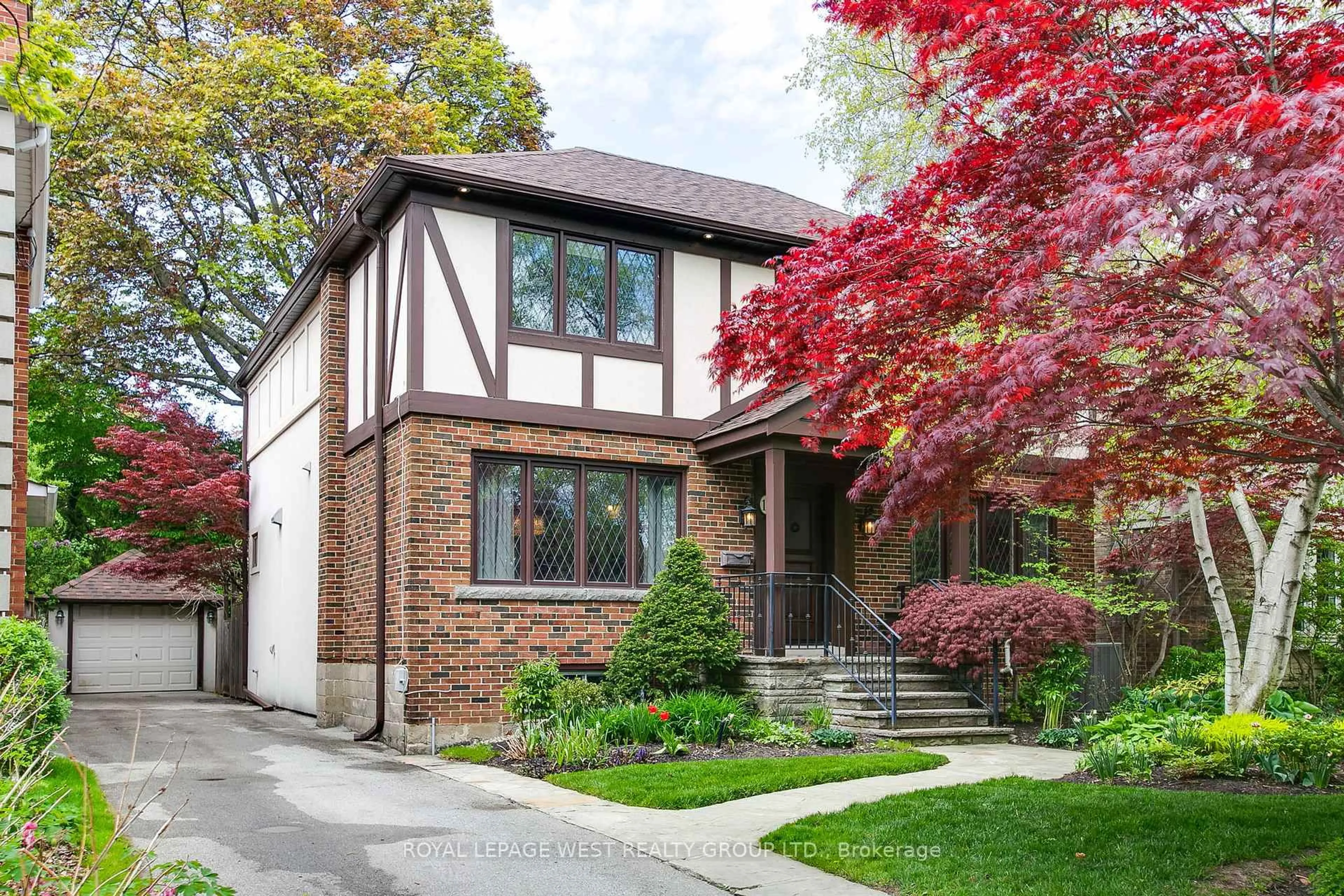 Home with brick exterior material, street for 14 Dunedin Dr, Toronto Ontario M8X 2K5