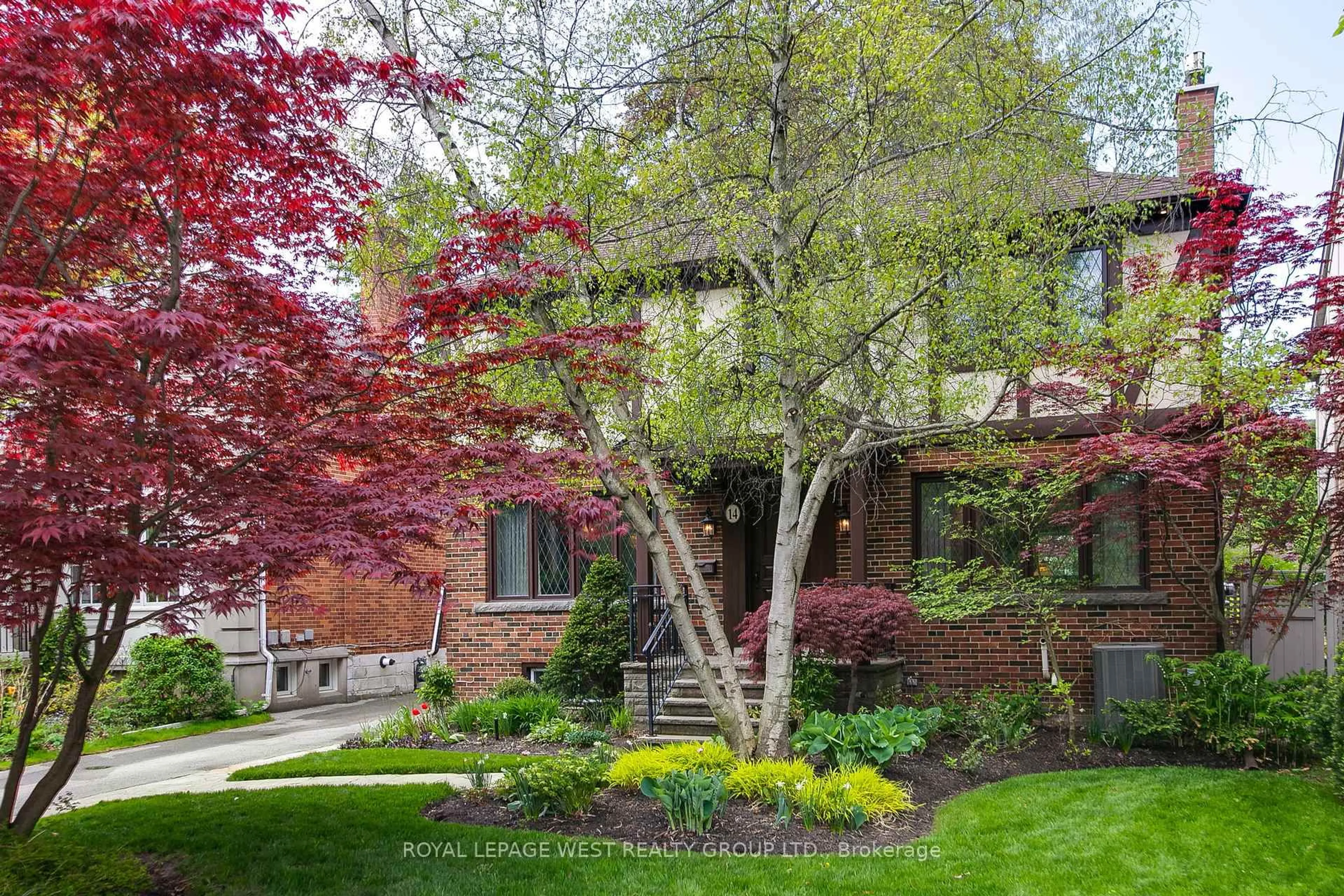 Home with brick exterior material, street for 14 Dunedin Dr, Toronto Ontario M8X 2K5