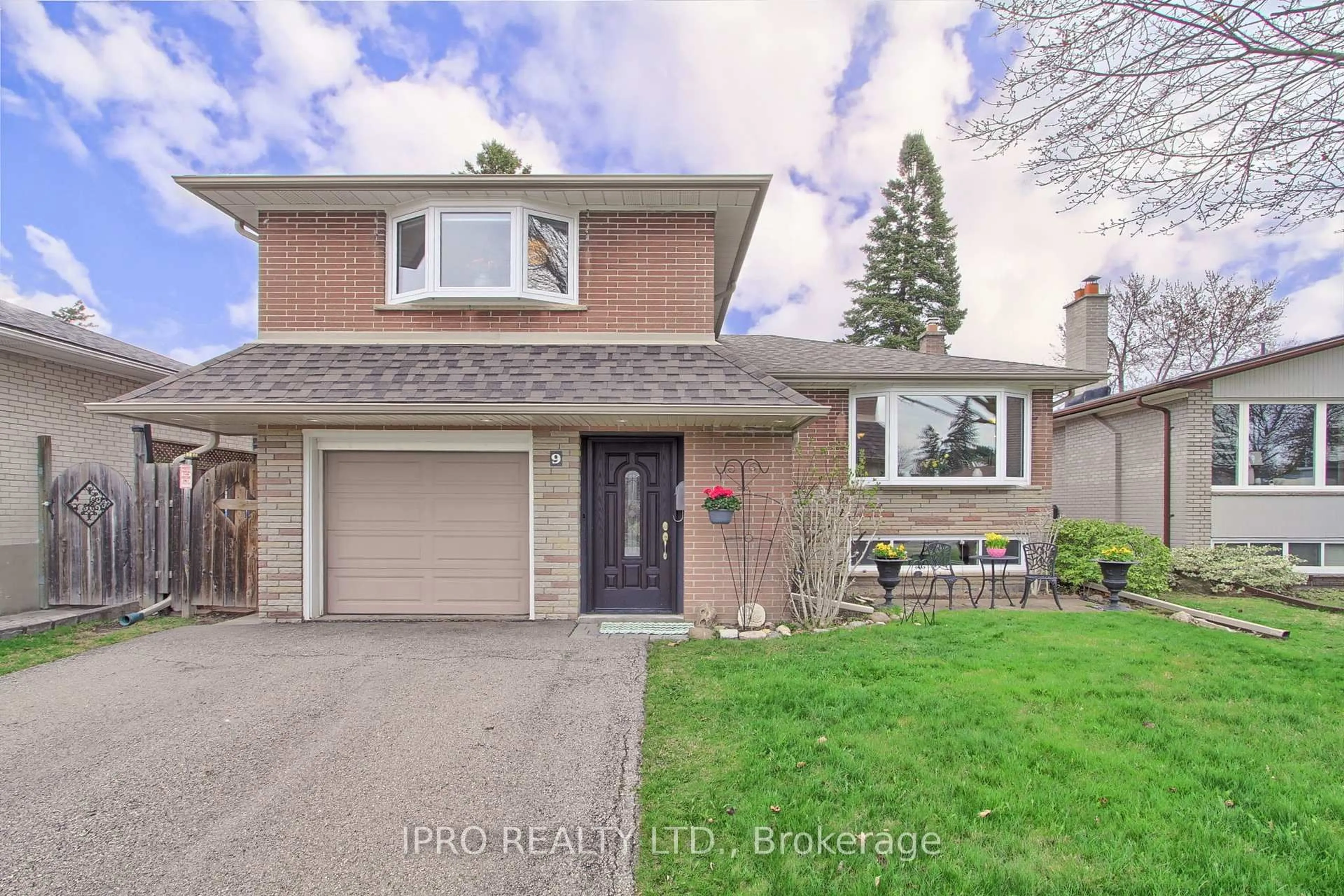 Home with brick exterior material, street for 9 Norby Cres, Toronto Ontario M9P 1L7