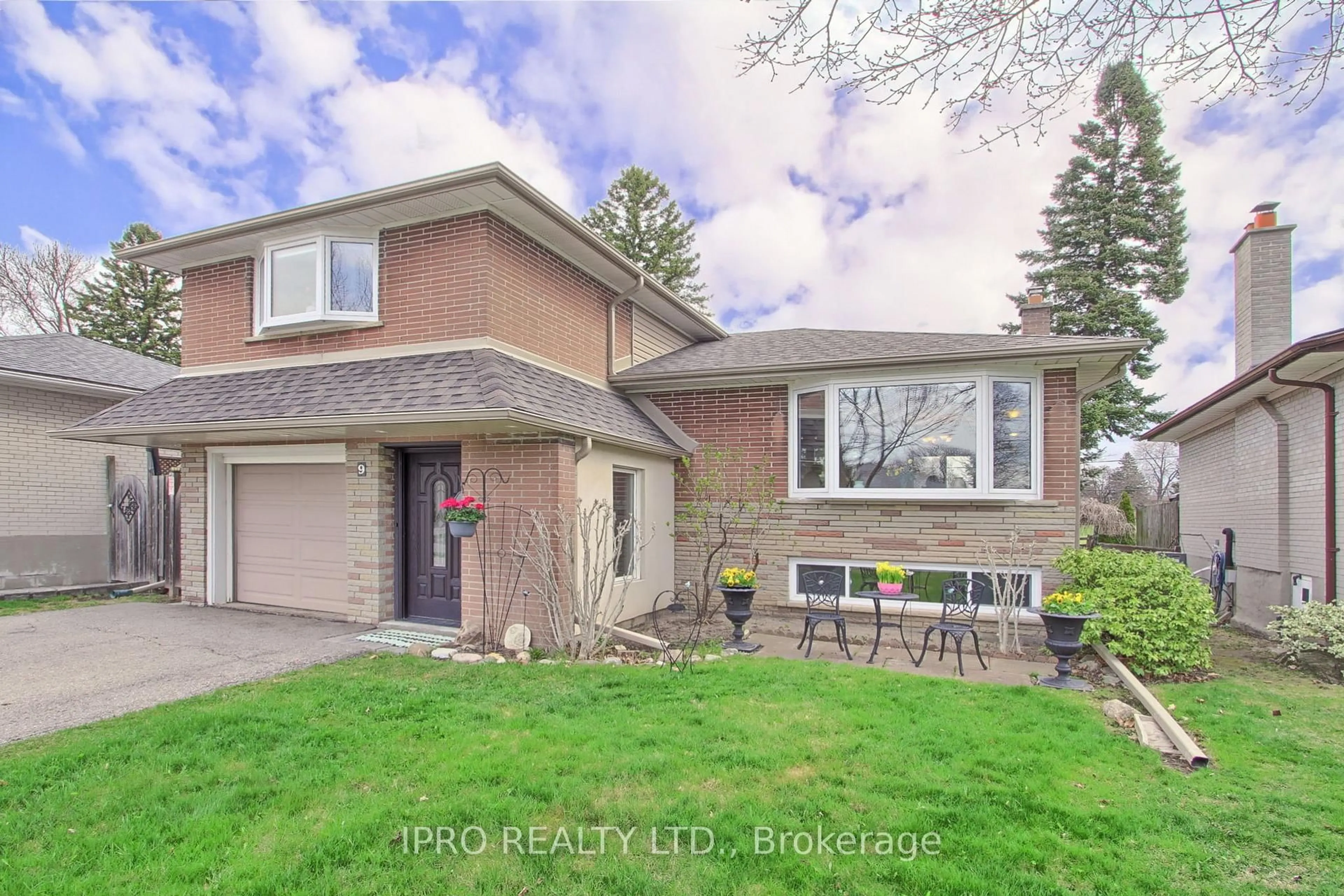 Home with brick exterior material, street for 9 Norby Cres, Toronto Ontario M9P 1L7