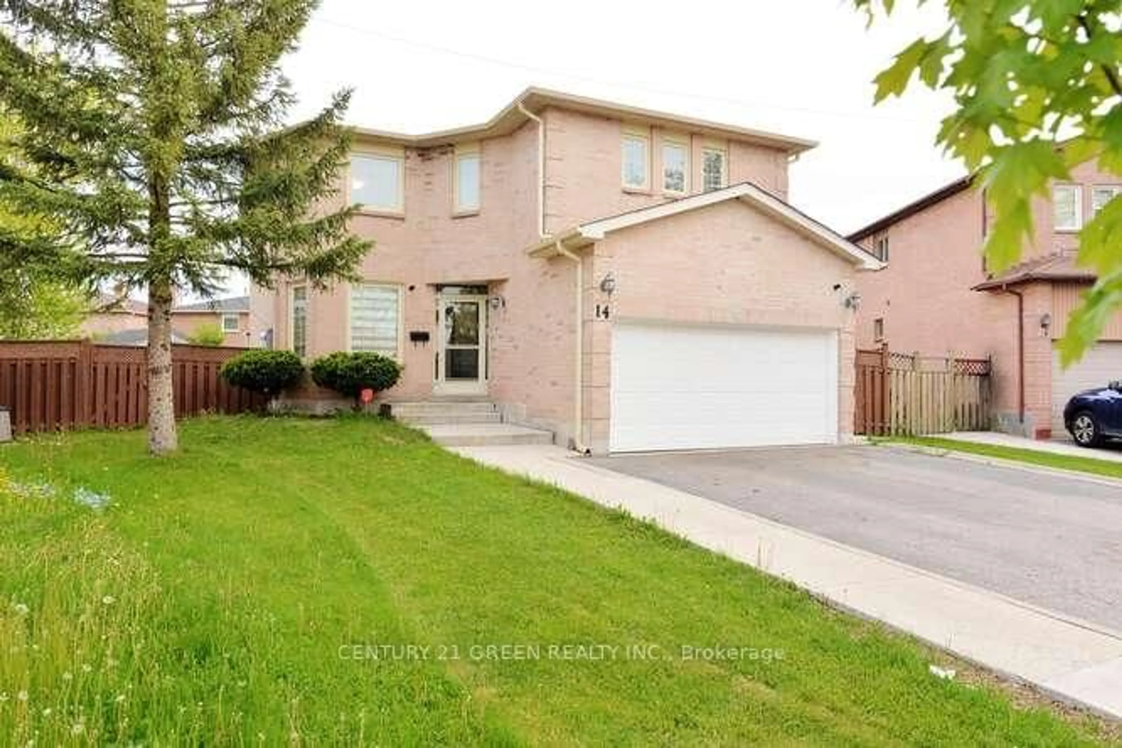 Home with brick exterior material, street for 14 Smye Crt, Brampton Ontario L6X 4B3